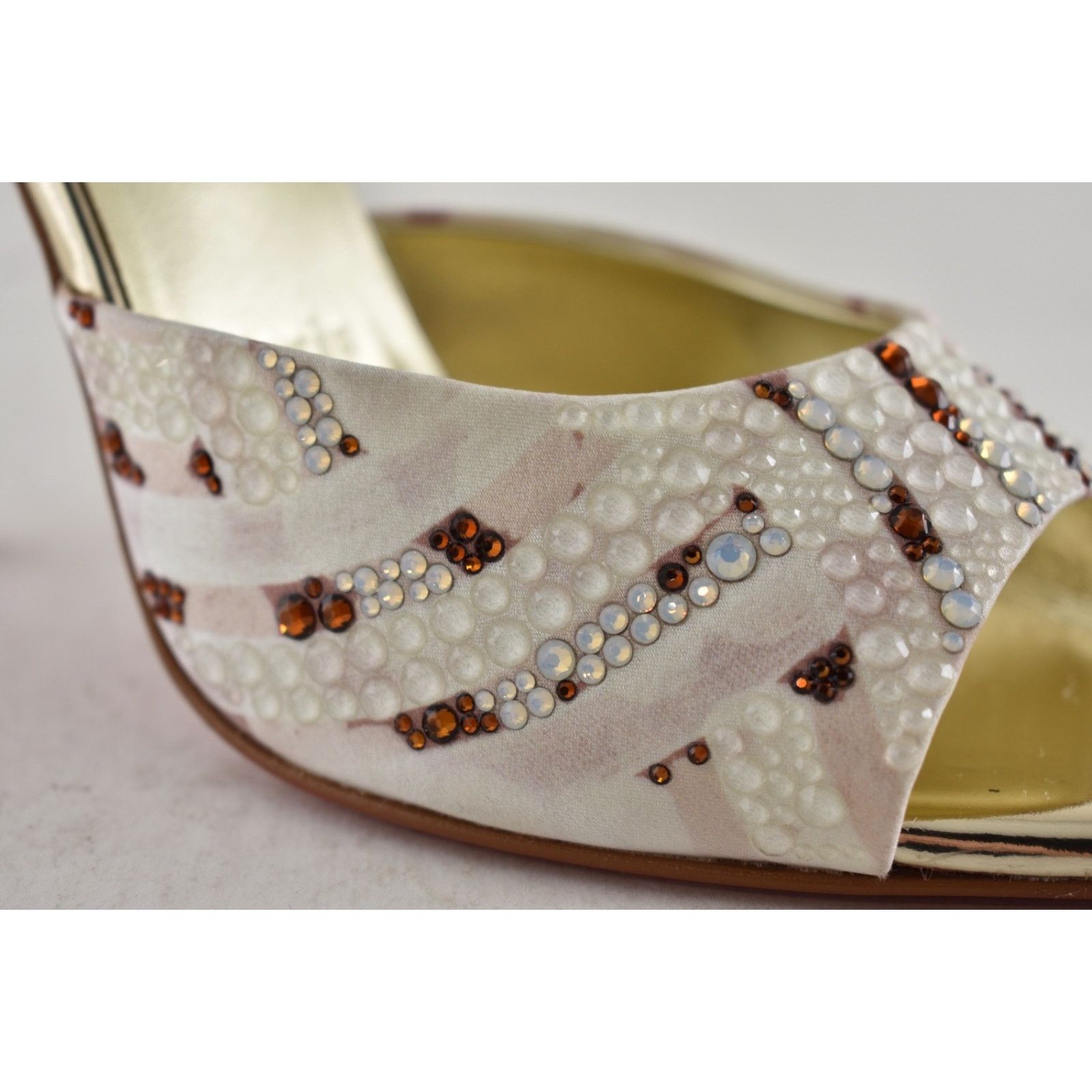 Christian Louboutin Christian Louboutin Miss Z Mule Gaagal Strass 100 Pump 39 Size US 9 / IT 39 - 4 Thumbnail