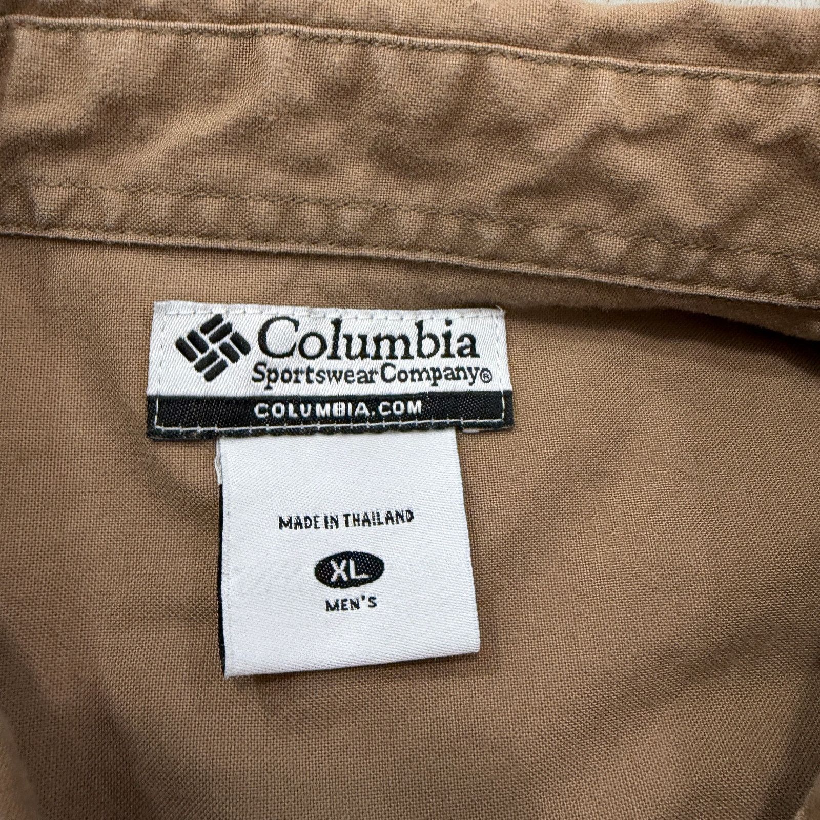 Columbia Columbia Shooting Shirt Men's Extra Large Tan Blaze Orange Size US XL / EU 56 / 4 - 4 Thumbnail