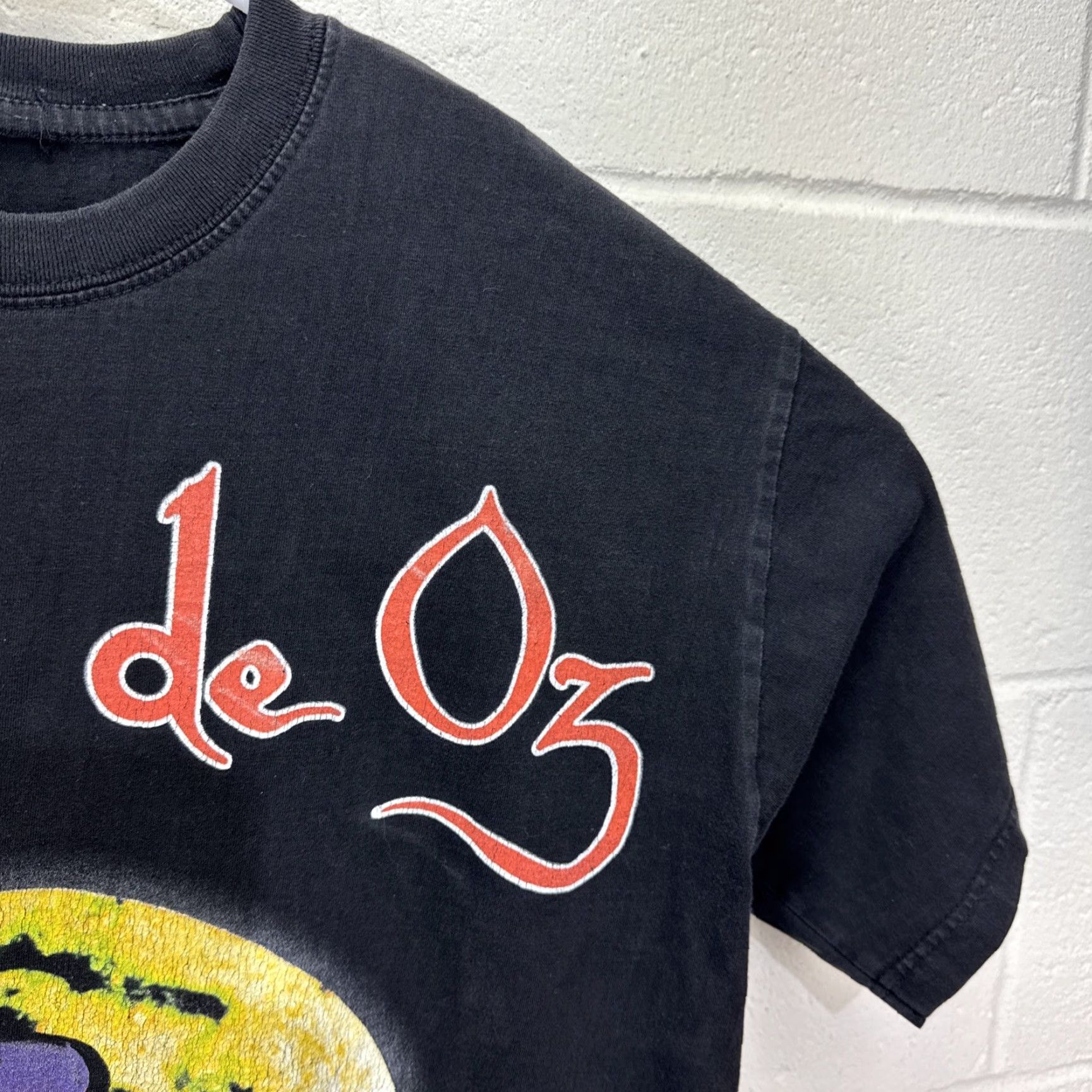 Folk VINTAGE Mago De Oz T-Shirt Large Black Folk Metal Witch Double-Sided 2000s Mens Size US L / EU 52-54 / 3 - 5 Thumbnail
