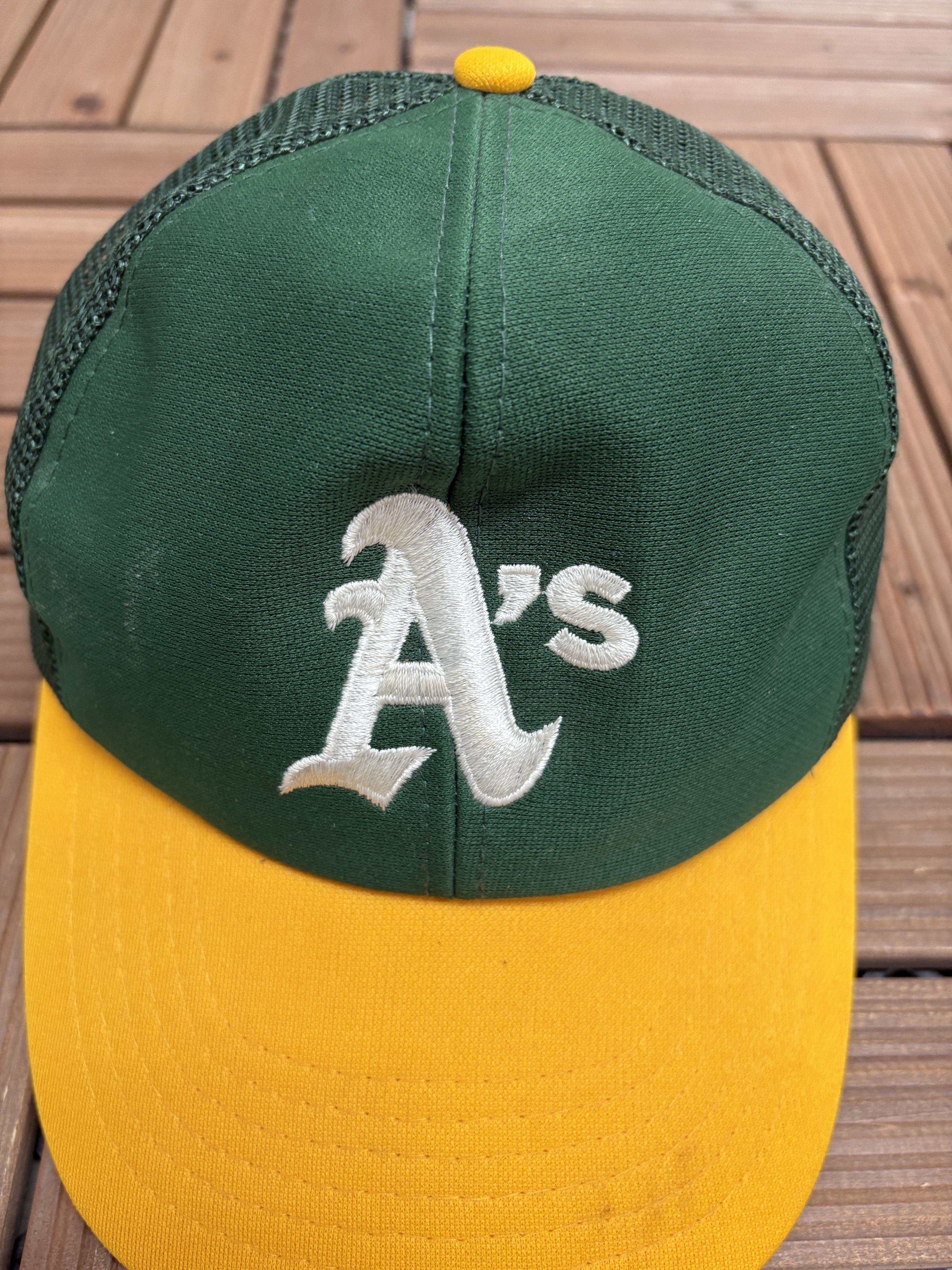 Vintage Oakland Athletics Vintage Green Snap Back Hat Cap Size ONE SIZE - 3 Thumbnail
