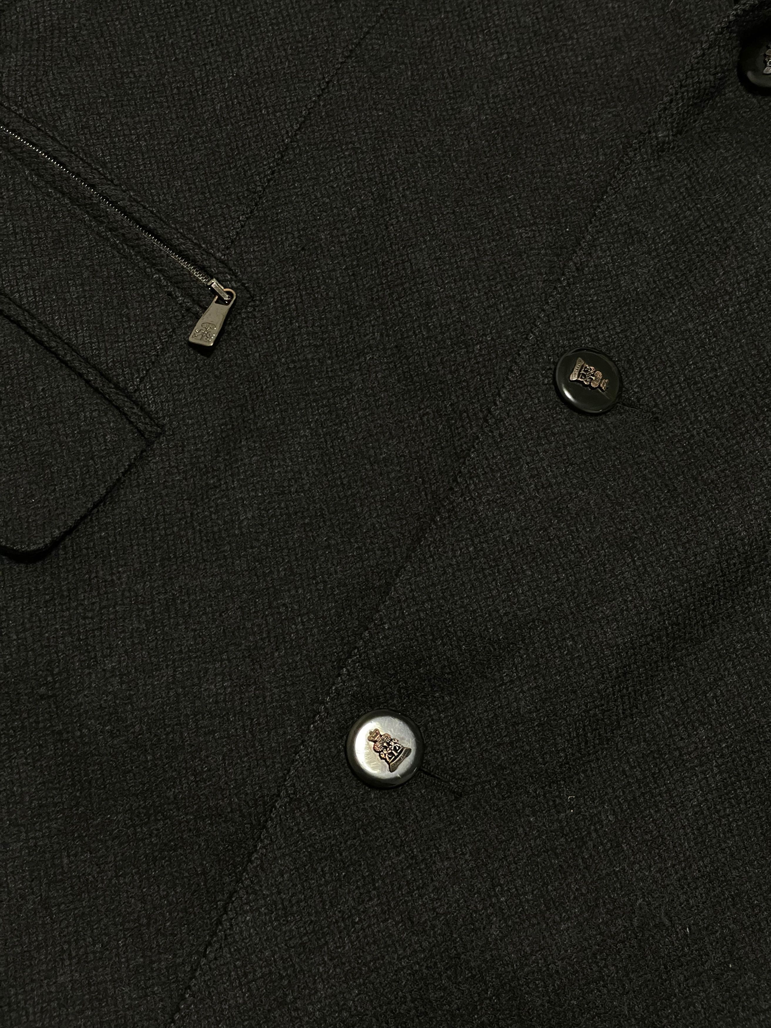 Corneliani Corneliani ID Dark Grey Long Wool Trench Coat Jacket Size US M / EU 48-50 / 2 - 4 Thumbnail