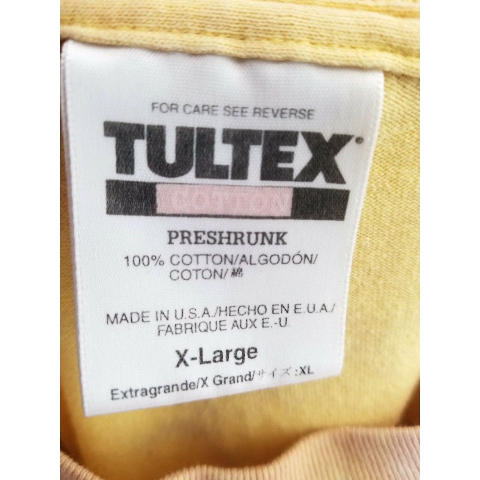 Tultex VINTAGE Men XL Rae's Coastal Cafe T-Shirt 90s Tie Dye Graphic Tee Short Sleeve Men Size US XL / EU 56 / 4 - 3 Thumbnail
