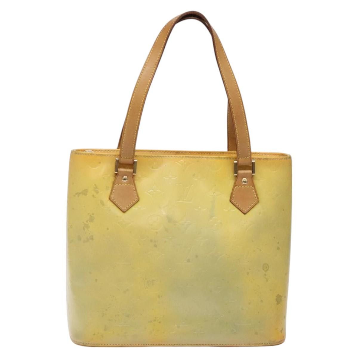 Louis Vuitton LOUIS VUITTON Monogram Vernis Houston Hand Bag Gris M91053 Size ONE SIZE - 2 Thumbnail