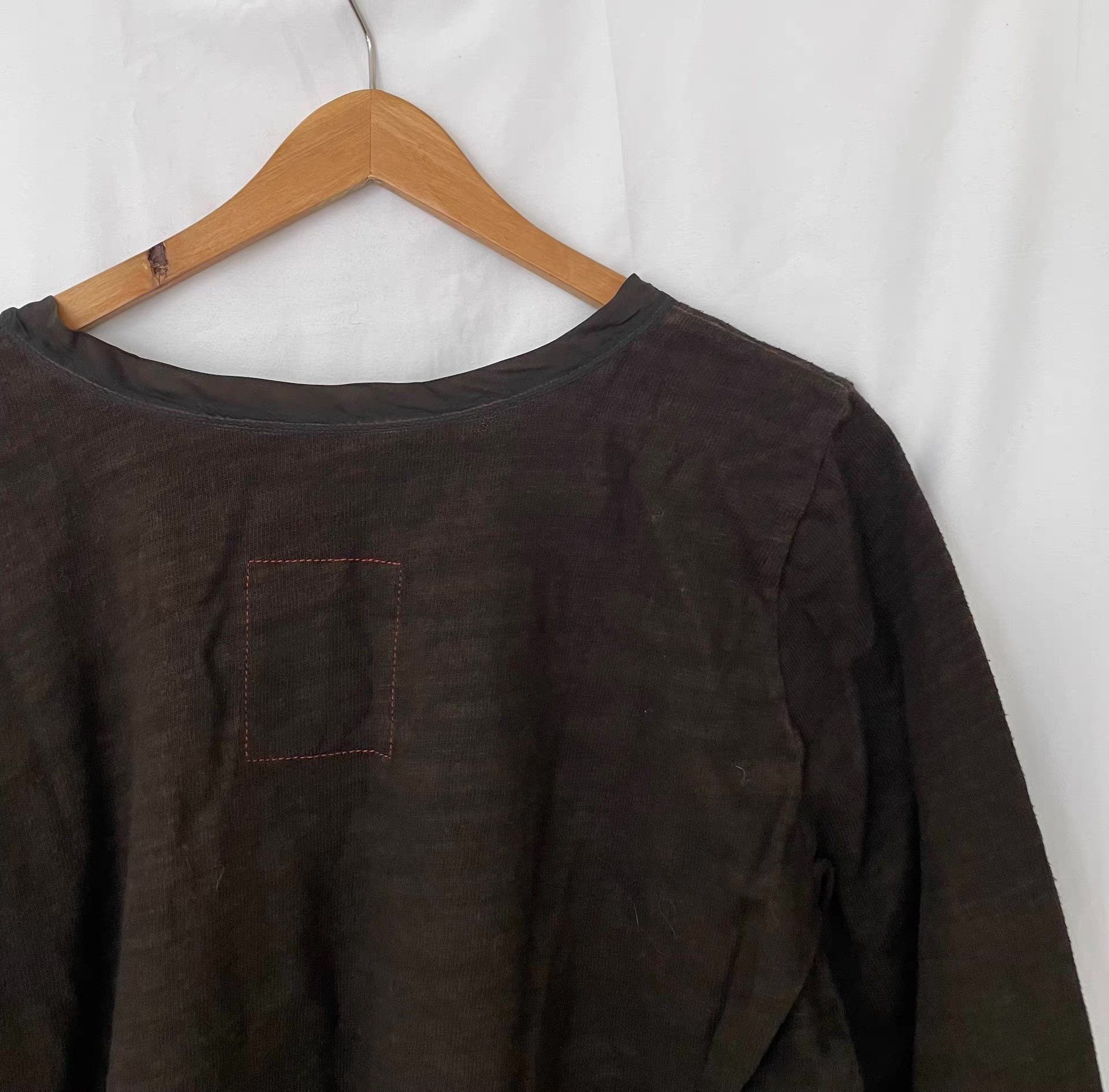 Uma Wang Uma Wang 22FW Brown Long-Sleeve T-shirt Ｑ21 Size M / US 6-8 / IT 42-44 - 3 Thumbnail