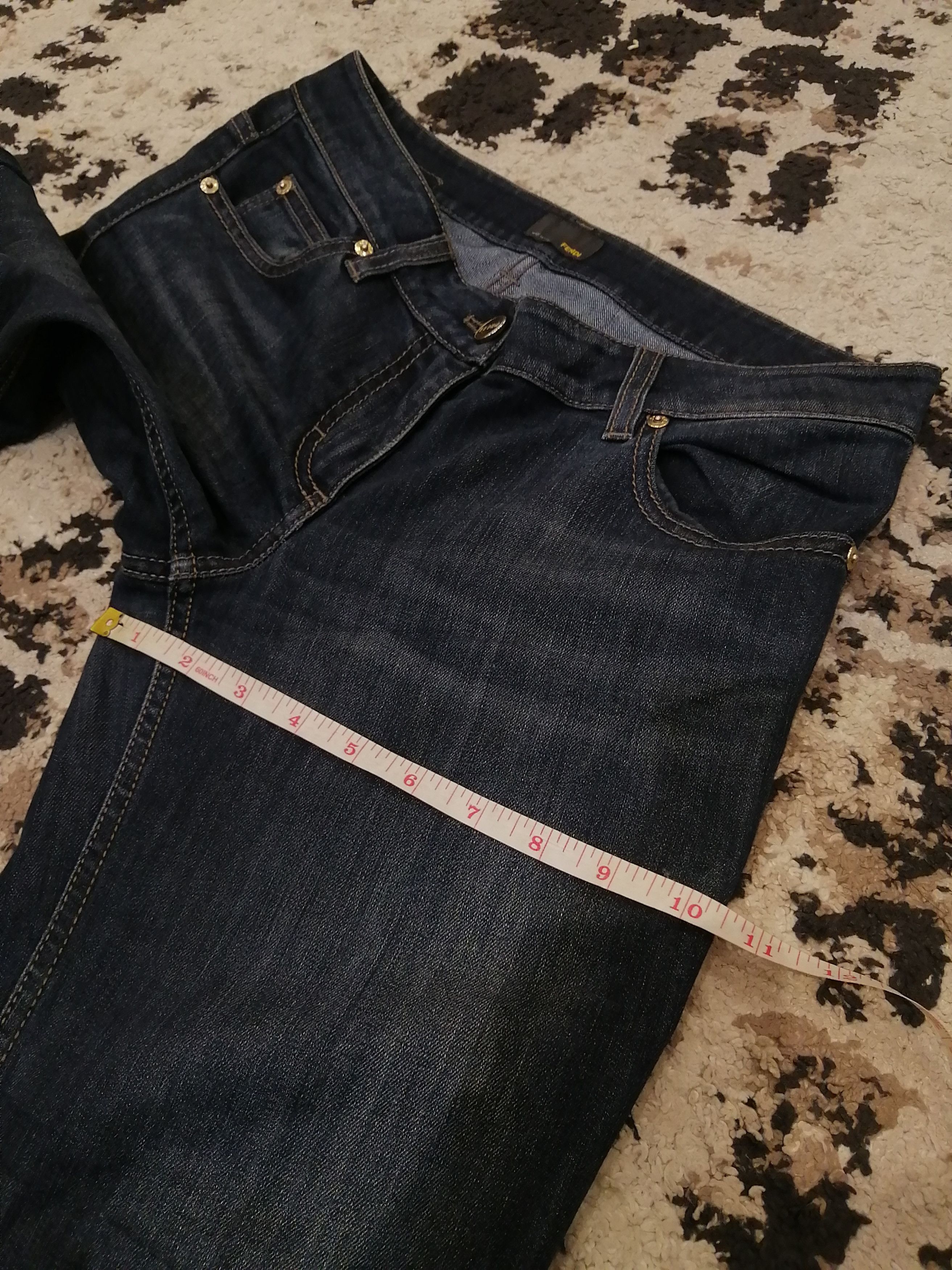 Fendi Fendi Cropped Blue Jeans Size 27" / US 4 / IT 40 - 15 Thumbnail