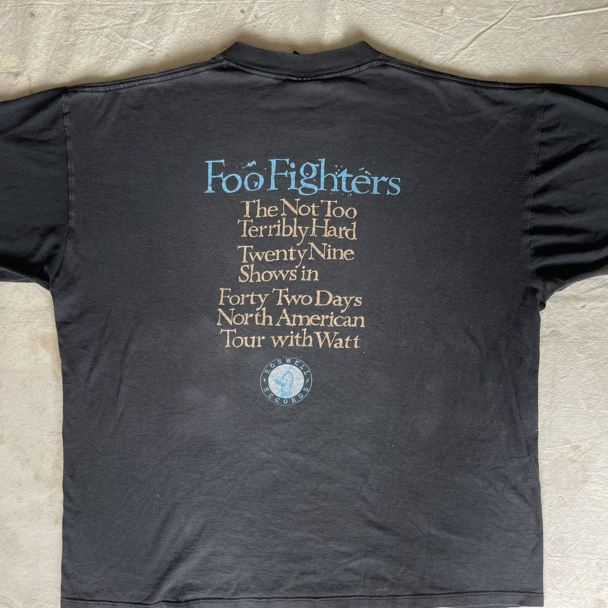 Soffe 1995 Foo Fighters 1st tour tee w Mike watt Size US XL / EU 56 / 4 - 4 Thumbnail