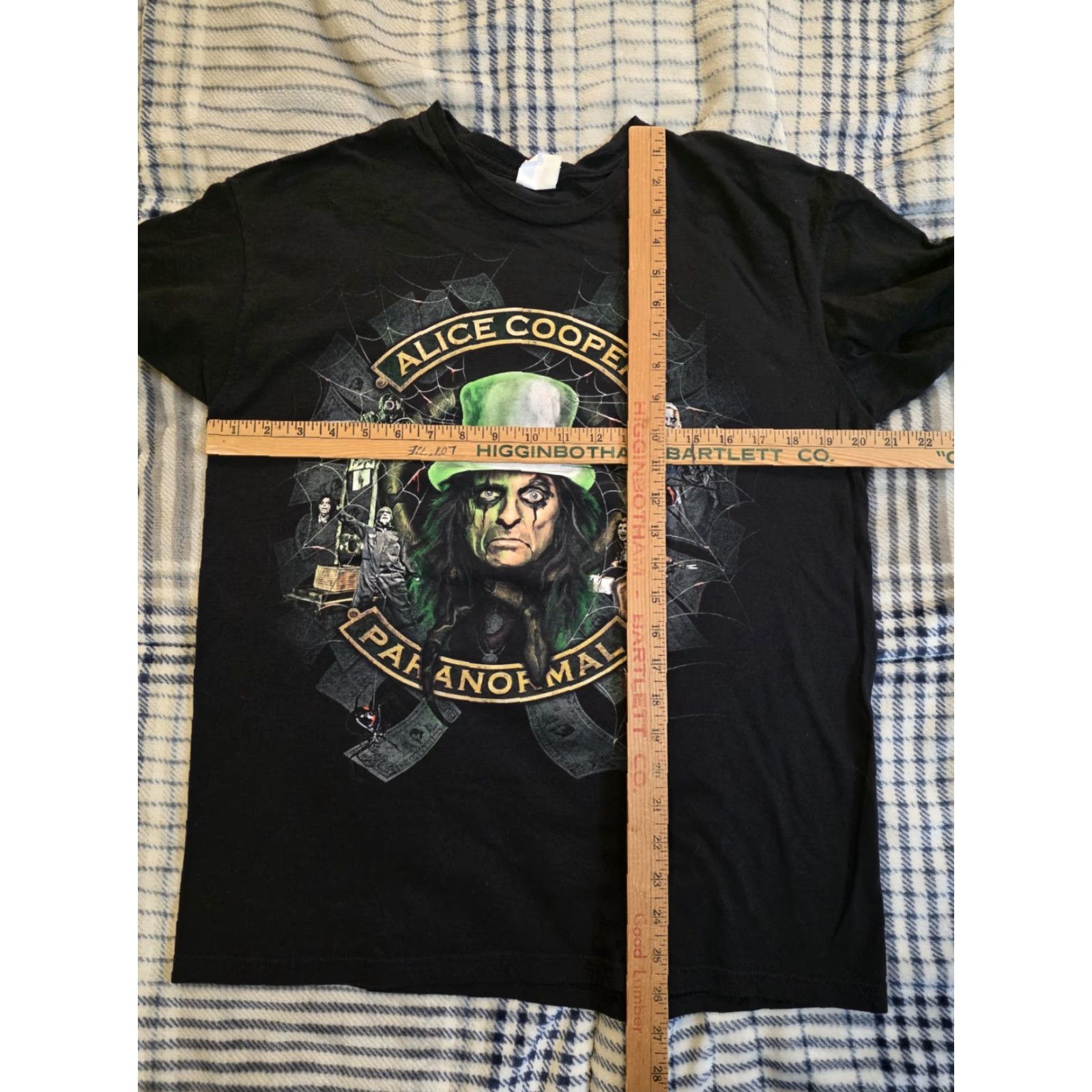 Doublet Alice Cooper Paranormal Double-Sided Graphic T Shirt Rock Music Black Size L Mens Bay Island T-Shirt Graphic Print Short Sleeve Crew Neck Cotton - Size US L / EU 52-54 / 3 - 6 Thumbnail
