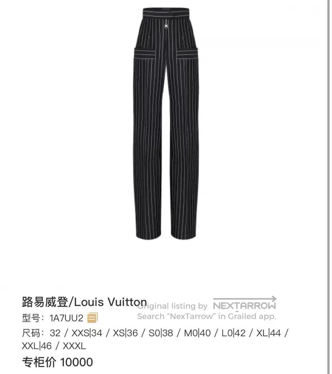 Louis Vuitton Louis Vuitton Runway Striped Wide. Size 33" - 8 Thumbnail