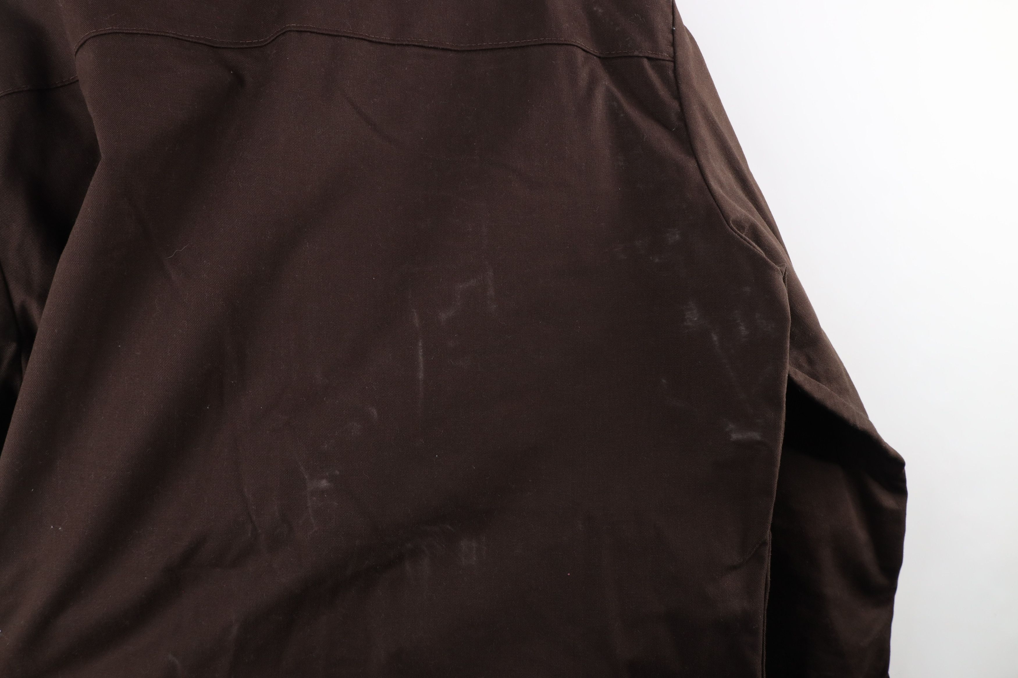 Vintage Vintage 90s Streetwear Work Button Shirt Brown USA Size US M / EU 48-50 / 2 - 8 Thumbnail