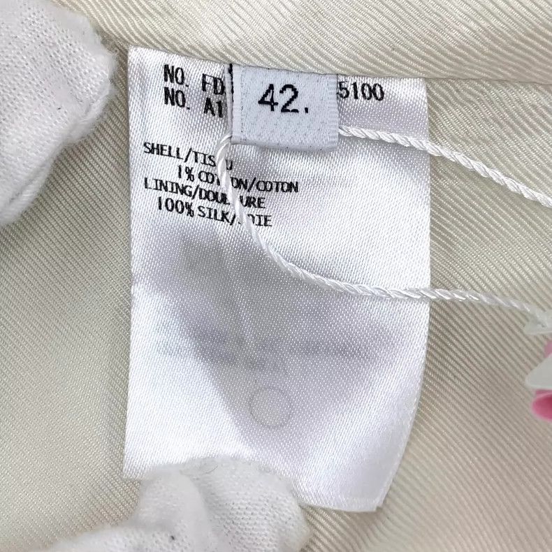 Thom Browne Thom Browne White long sleeves with single row of white bu Size M / US 6-8 / IT 42-44 - 6 Thumbnail