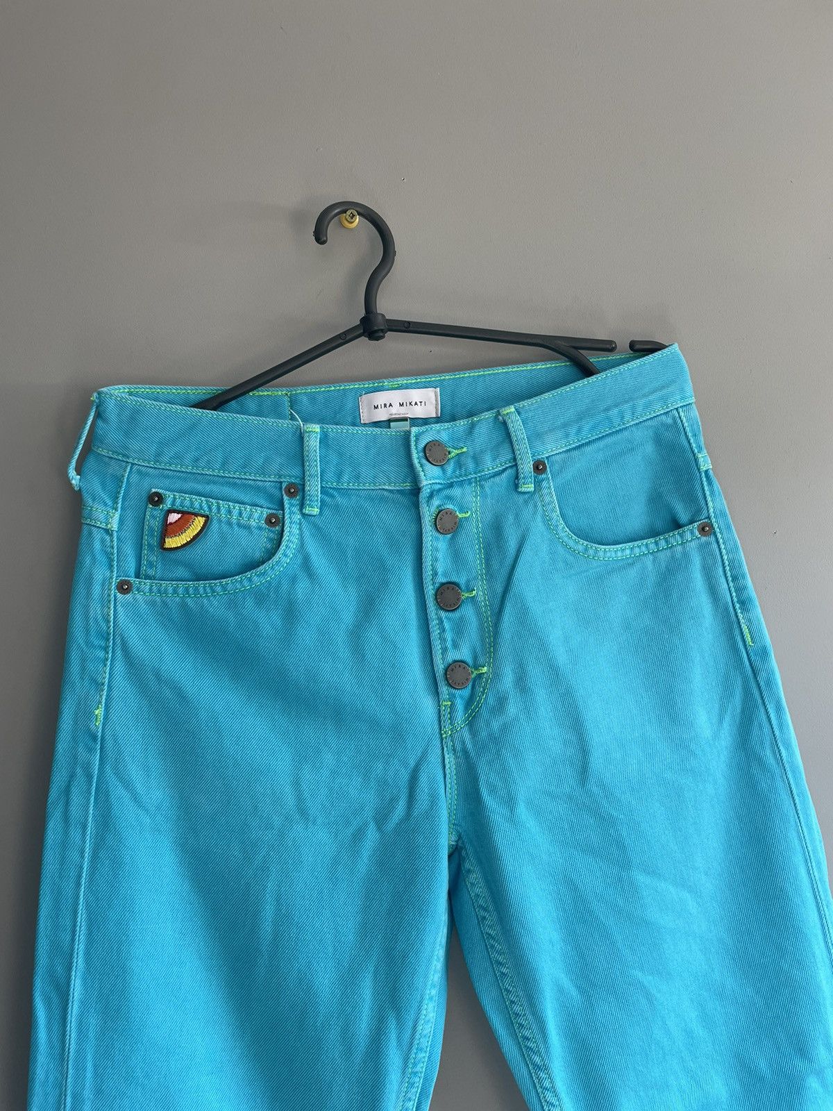 Mira Mikati Mira Mikati y2k Cotton Leans pants size eu36 Size 36" / US 14 / IT 50 - 5 Thumbnail