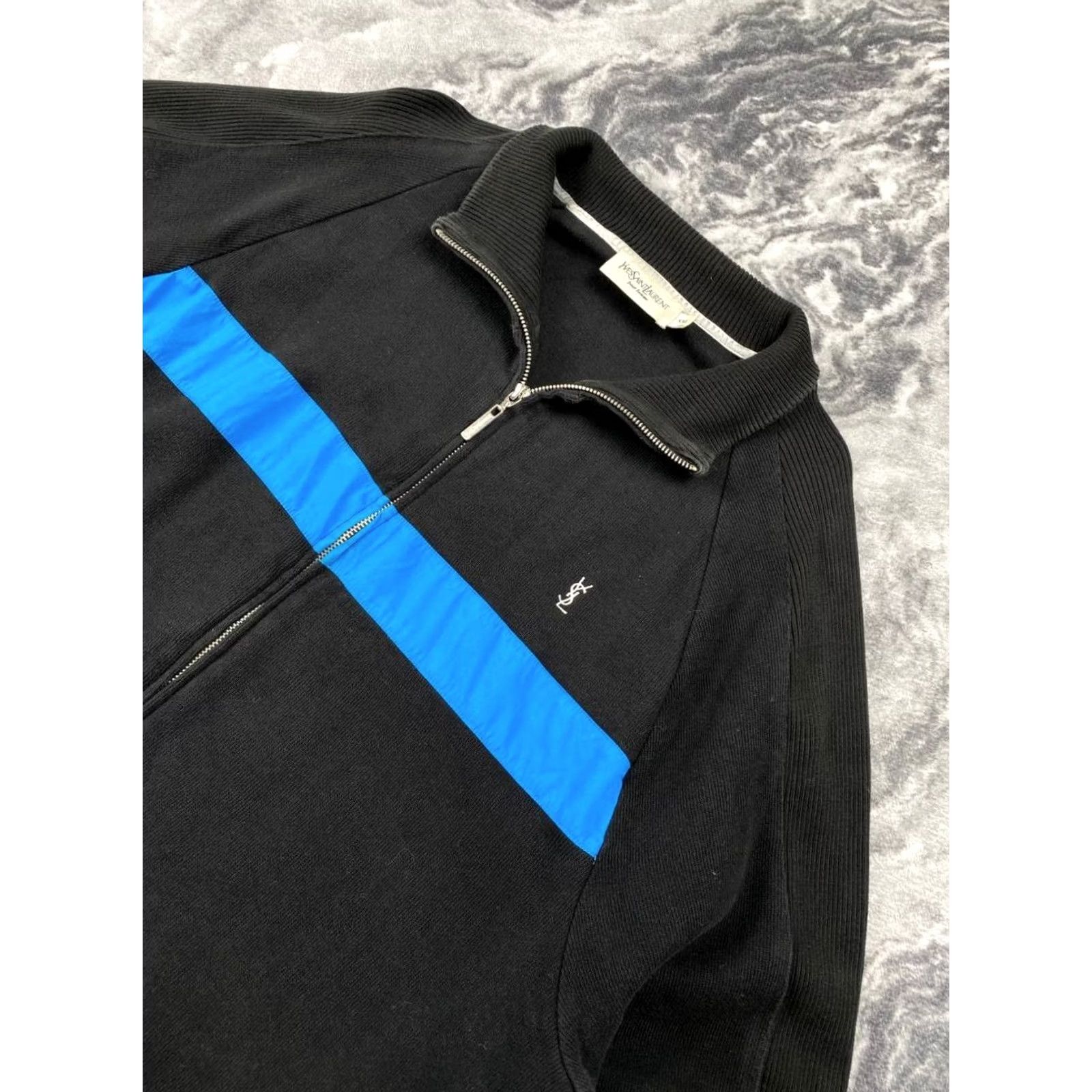 Yves Saint Laurent VINTAGE Saint Laurent Sweatshirt Men Size 2XL Black Size US XXL / EU 58 / 5 - 3 Thumbnail