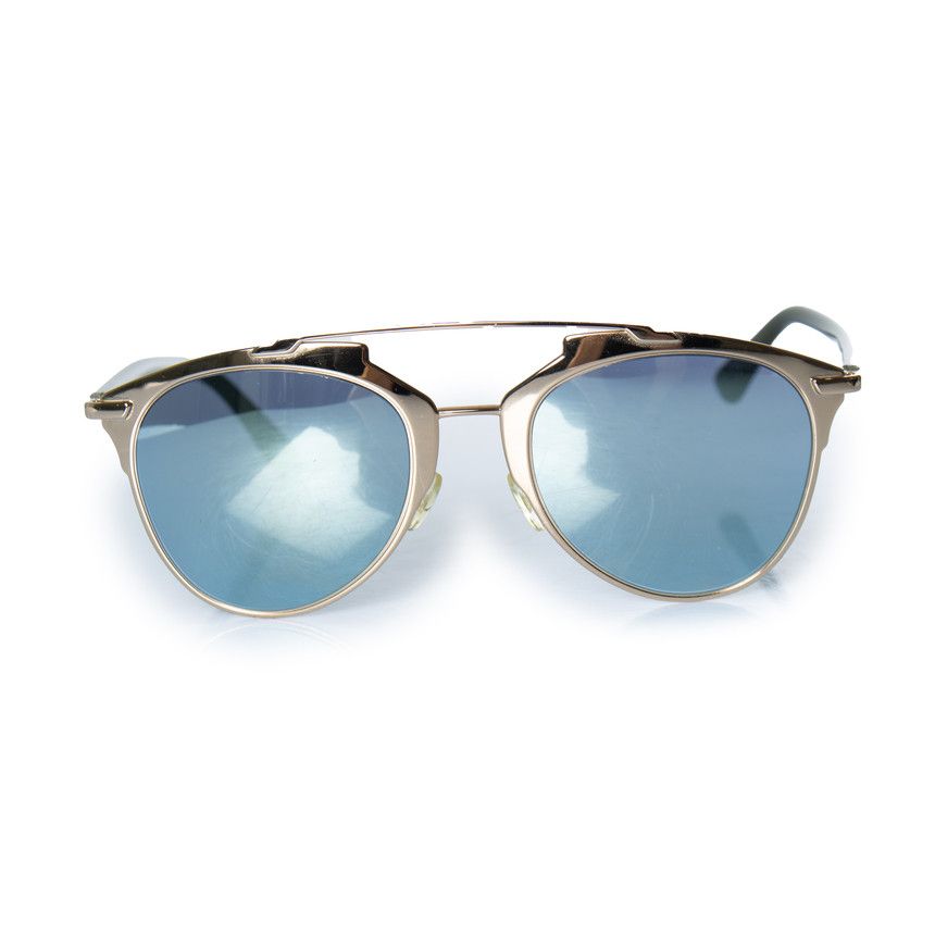 Dior Dior, reflected aviator sunglasses in gold Size ONE SIZE - 7 Thumbnail