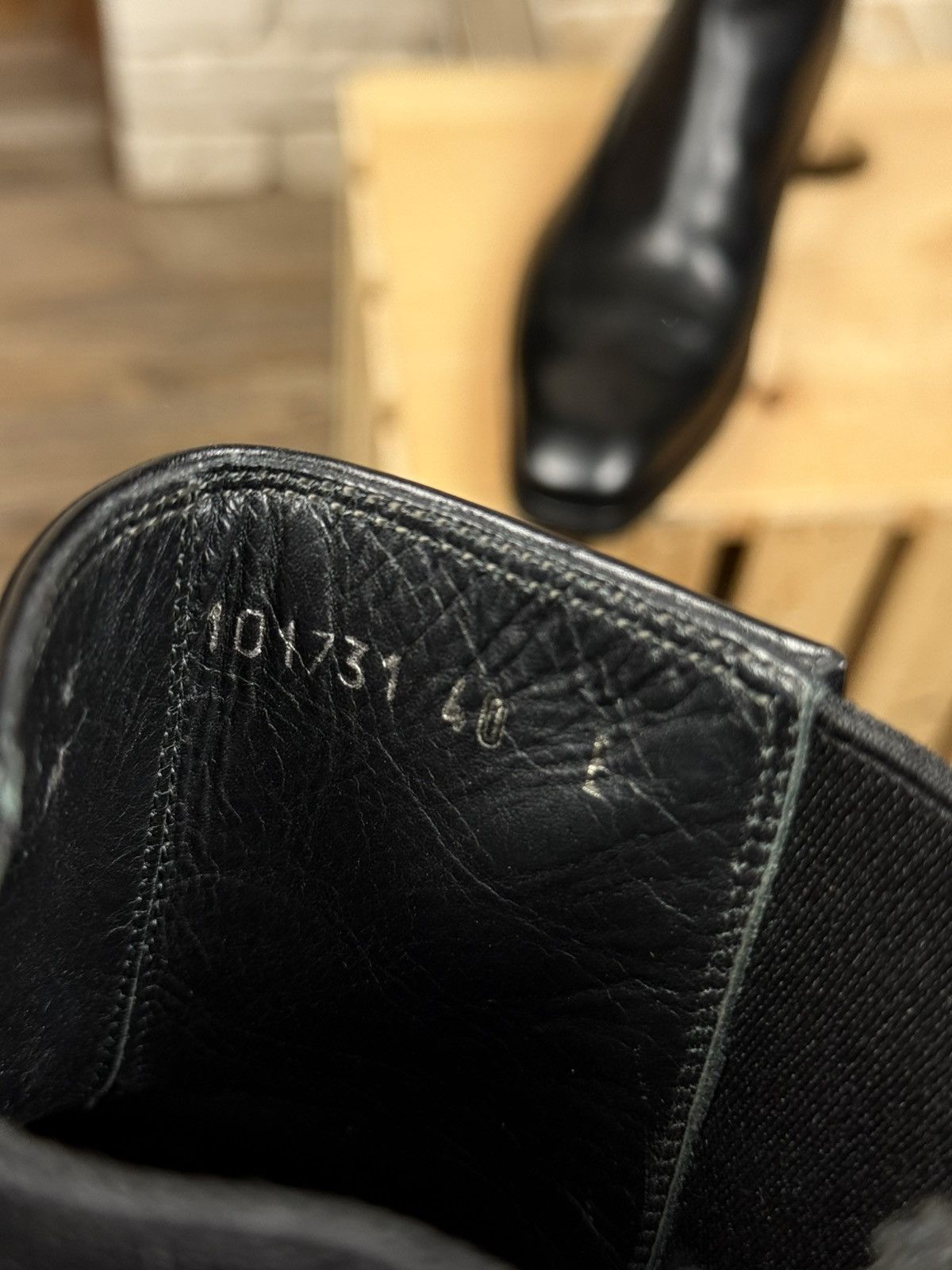 Gucci Mens Gucci Black Leather Chelsea Western Boots Size EUR 40 Size US 7 / EU 40 - 13 Thumbnail
