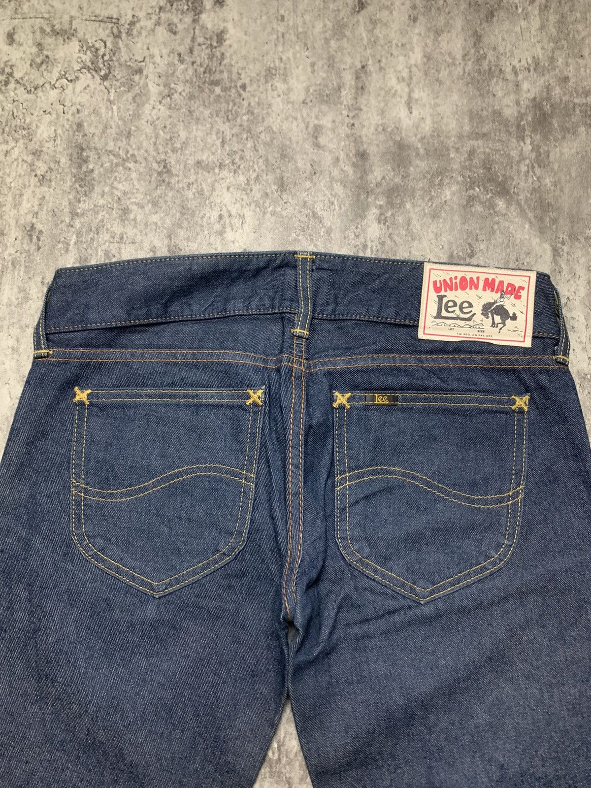 Hysteric Glamour Y2K Lee x Sly Japanese Super Flare Deep Indigo Raw Denim Size 26" / US 2 / IT 38 - 9 Thumbnail