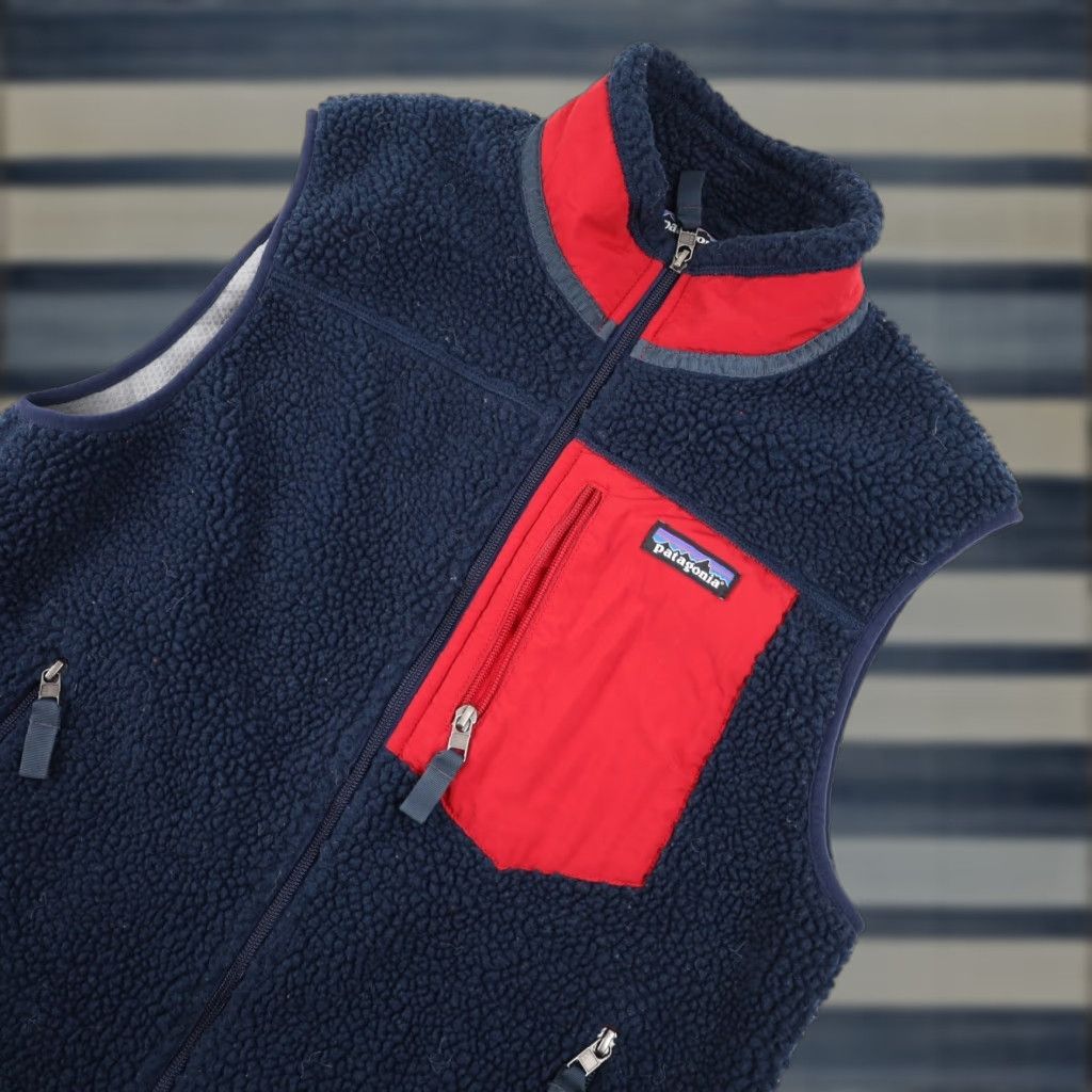 Patagonia Patagonia Vest Deep Pile Fleece Blue M Mens Retro X / Deep Pile / Fleece Vest / Blue / M / Mens Size US M / EU 48-50 / 2 - 1 Thumbnail