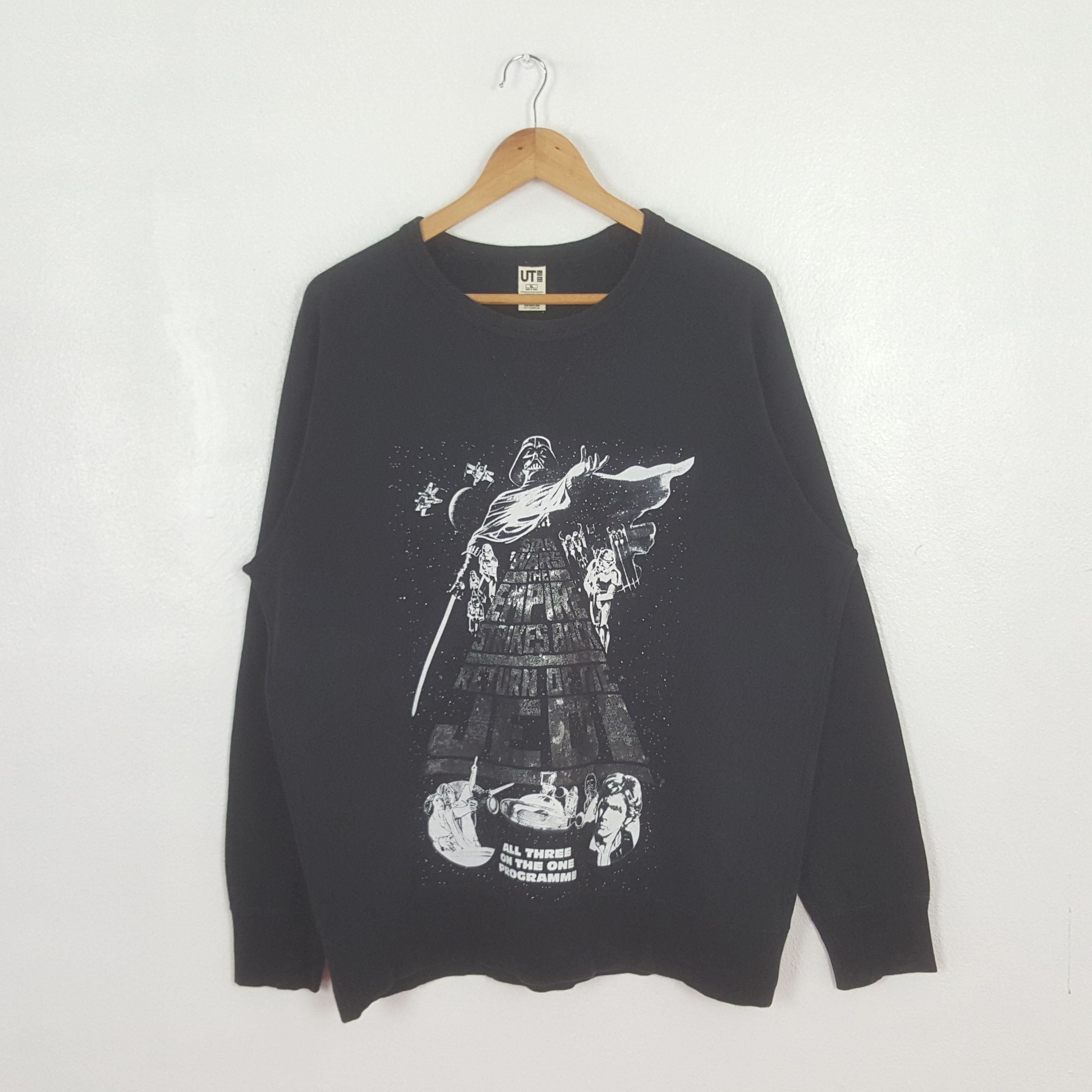 Star Wars Vintage Star Wars American Movie Film Sweatshirt C315N5 Size US L / EU 52-54 / 3 - 1 Thumbnail