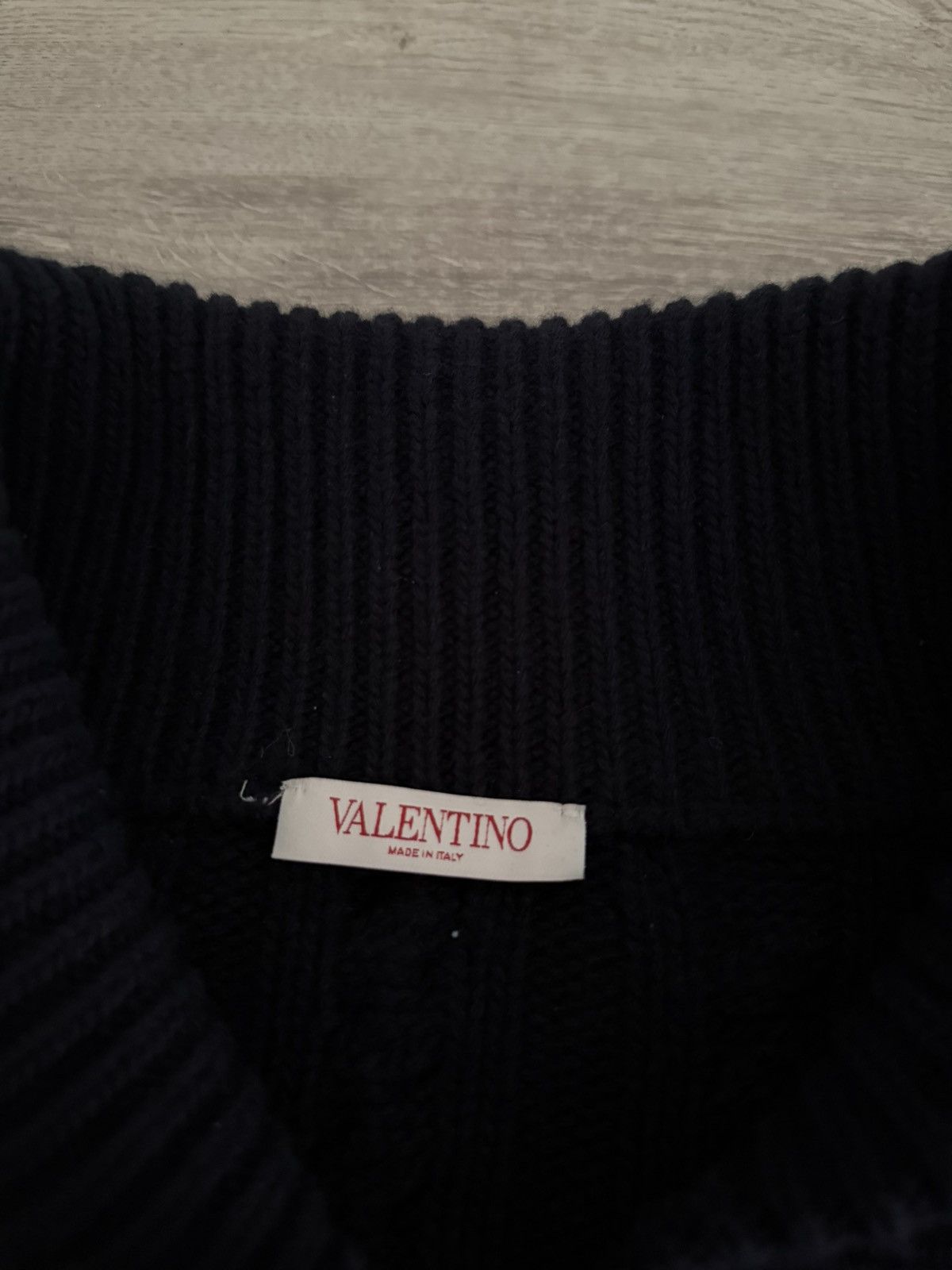 Valentino Valentino Garavani cable-knit virgin wool jumper medium Size US M / EU 48-50 / 2 - 5 Thumbnail
