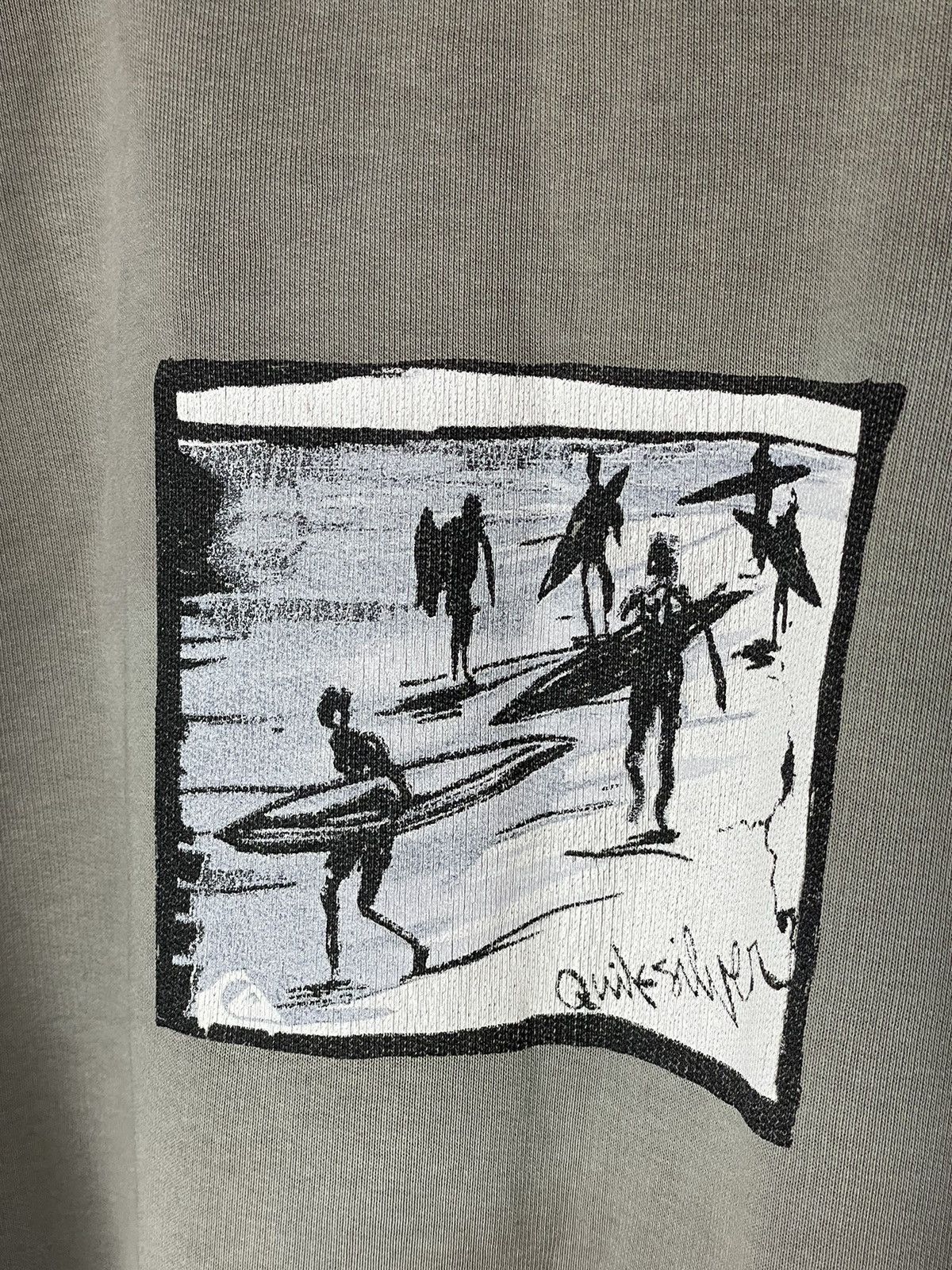 Quiksilver × Vintage VINTAGE 90s QUIKSILVER BIG LOGO SWEATSHIRT Y2K Size US L / EU 52-54 / 3 - 8 Thumbnail