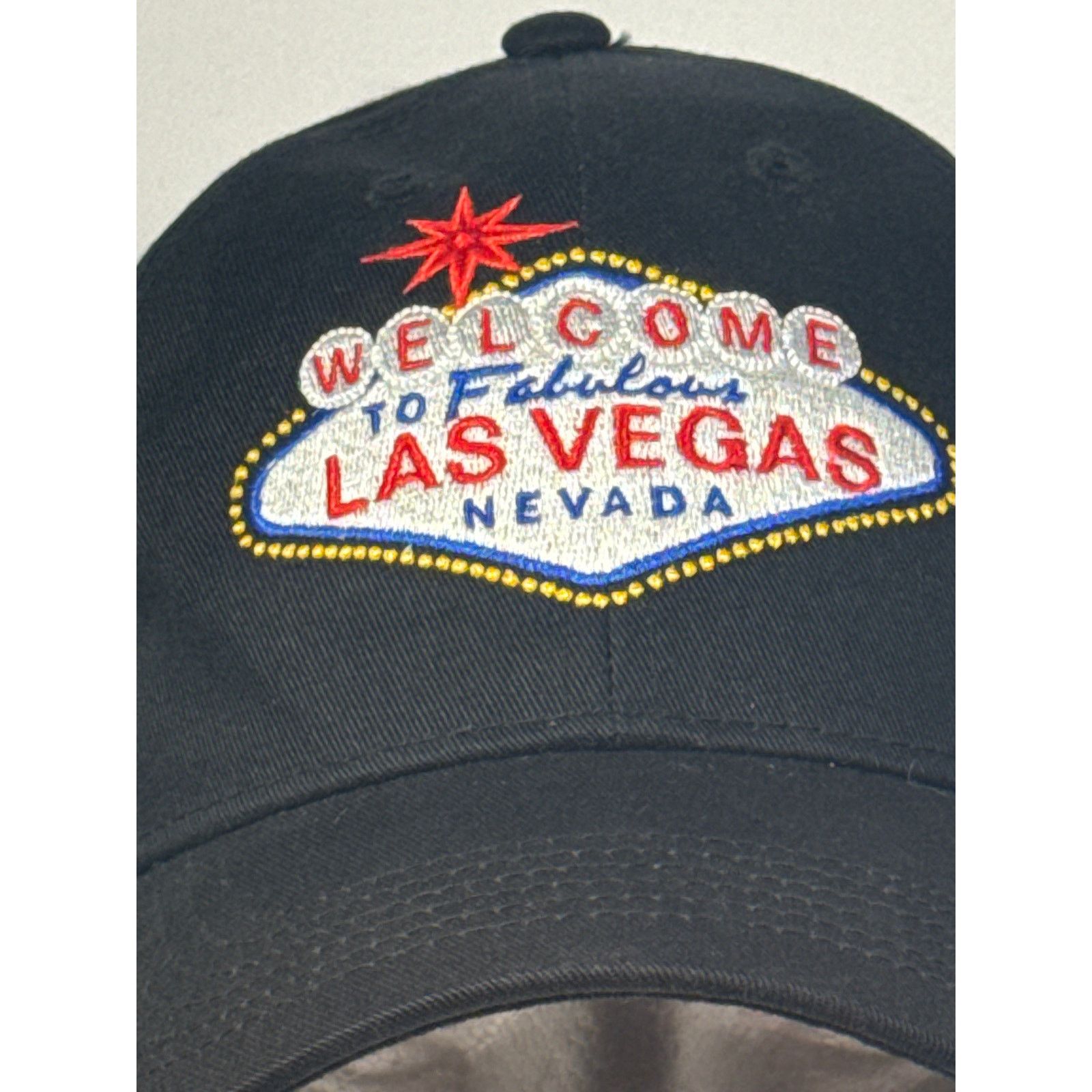Other Vintage Las Vegas Nevada Baseball Cap Black Embroidered Hat Size ONE SIZE - 2 Thumbnail