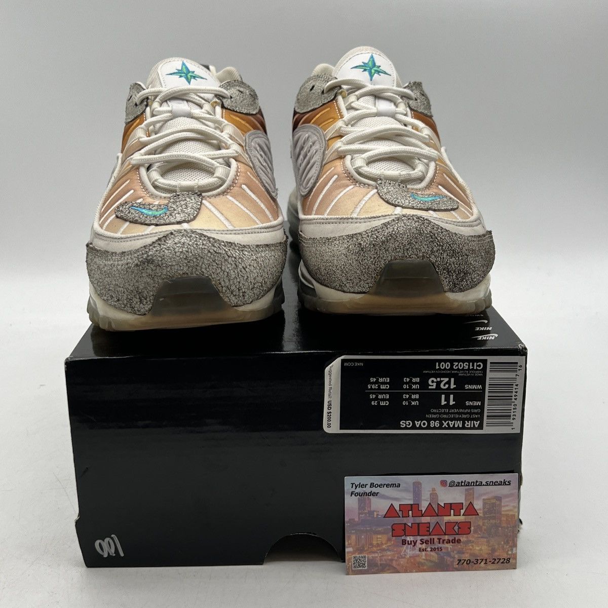 Nike Air max 98 on air nyc la mezcla Size US 11 / EU 44 - 2 Thumbnail