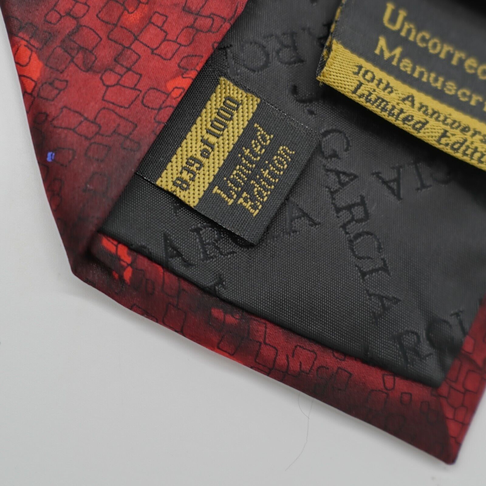 Designer J. Garcia Limited Edition Uncorrected Manuscript Red Print W Size ONE SIZE - 7 Thumbnail