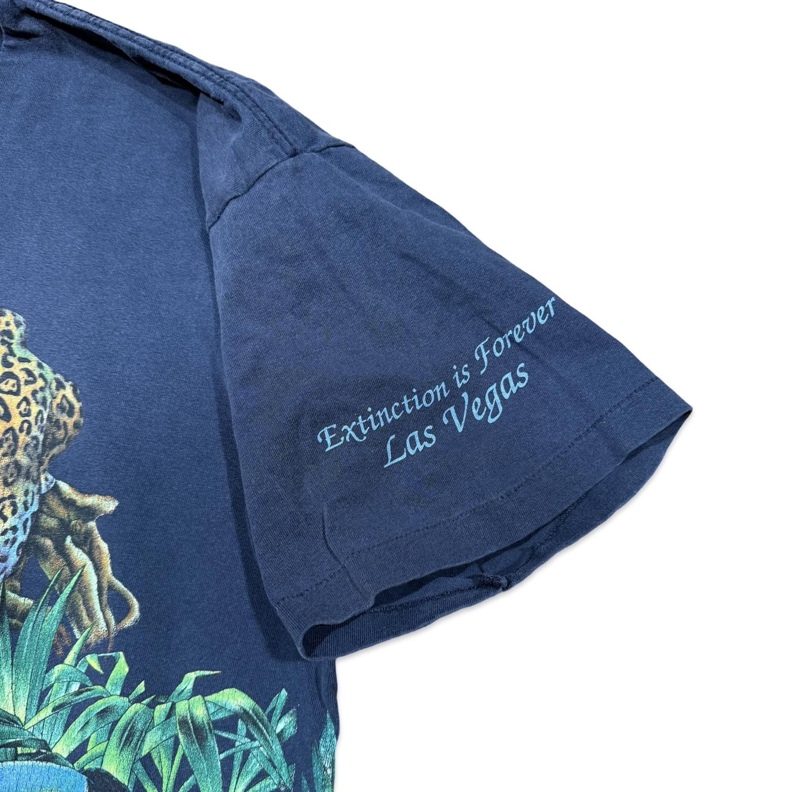 Designer Vintage Signal Rainforest Nature Wildlife Print T-Shirt Size US XL / EU 56 / 4 - 5 Thumbnail