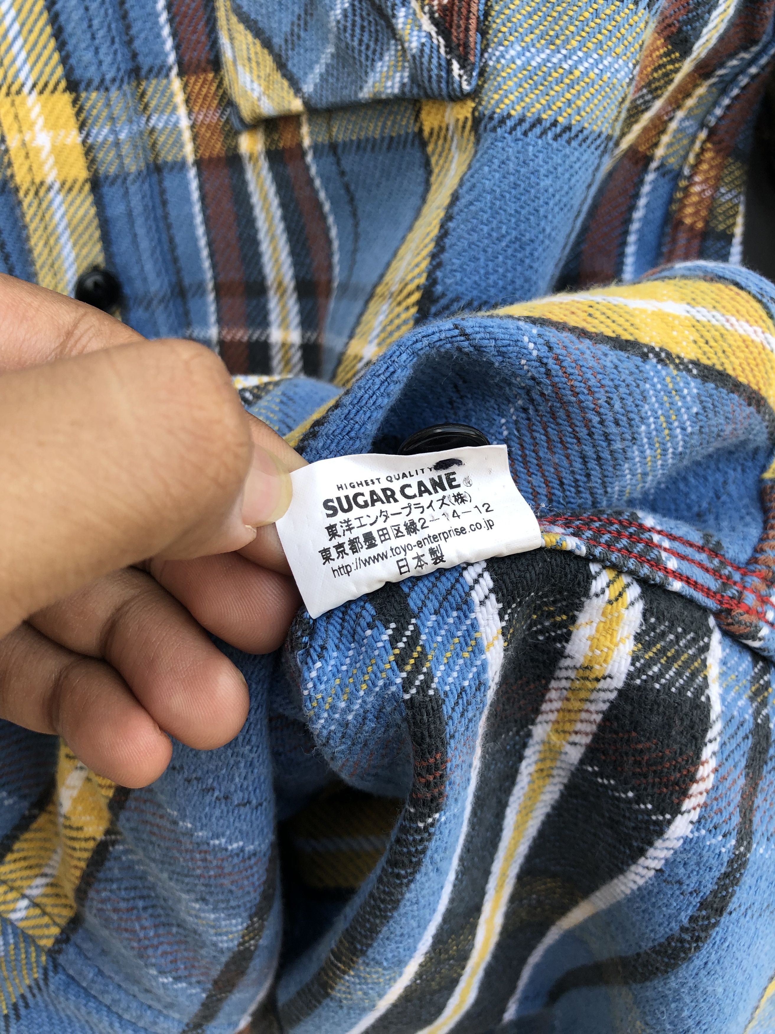 Sugar Cane Vintage Sugar Cane Flannel shirt Size US L / EU 52-54 / 3 - 4 Thumbnail