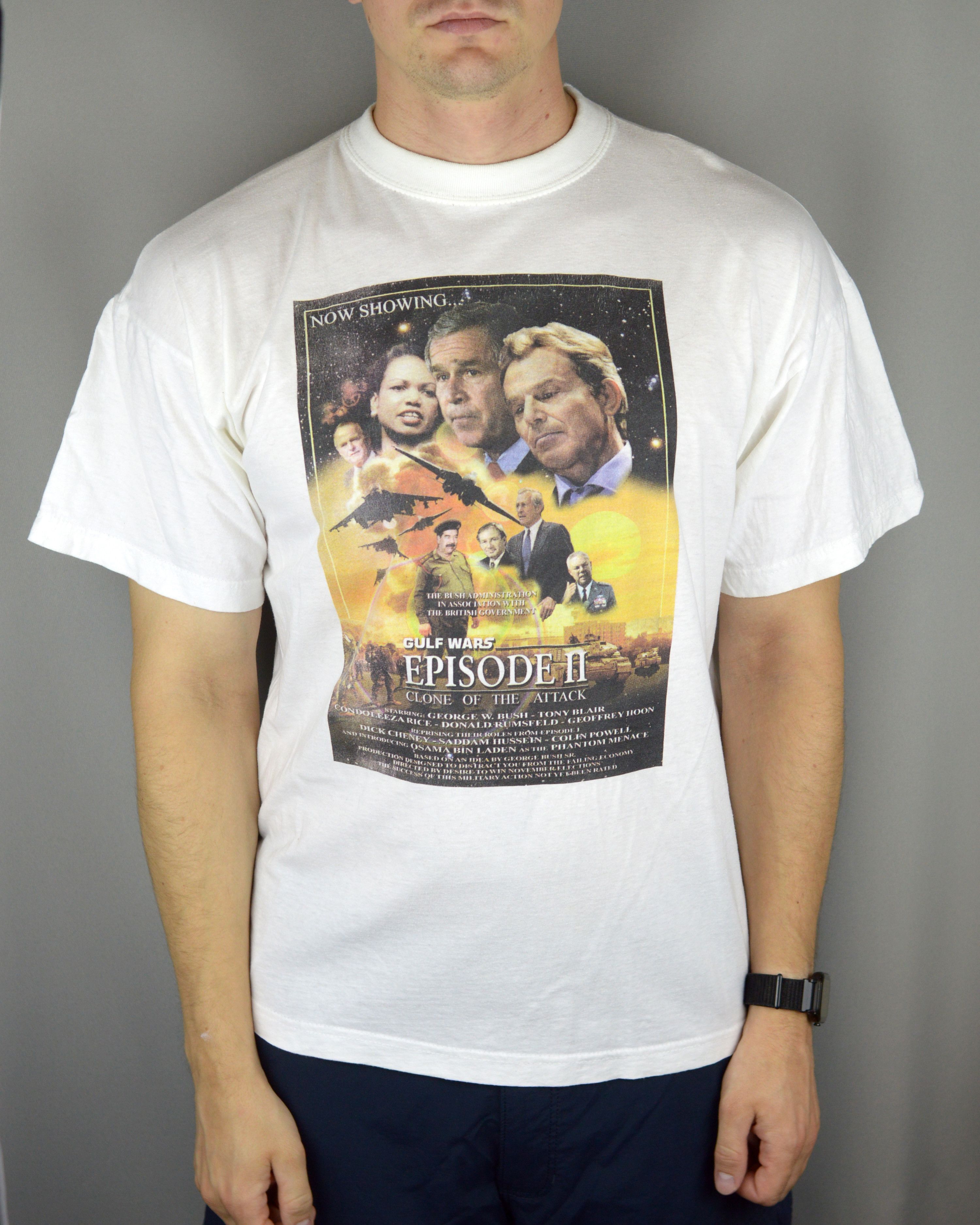 Vintage Vintage Gulf Wars Episode 2 t shirt Size US XL / EU 56 / 4 - 1 Thumbnail