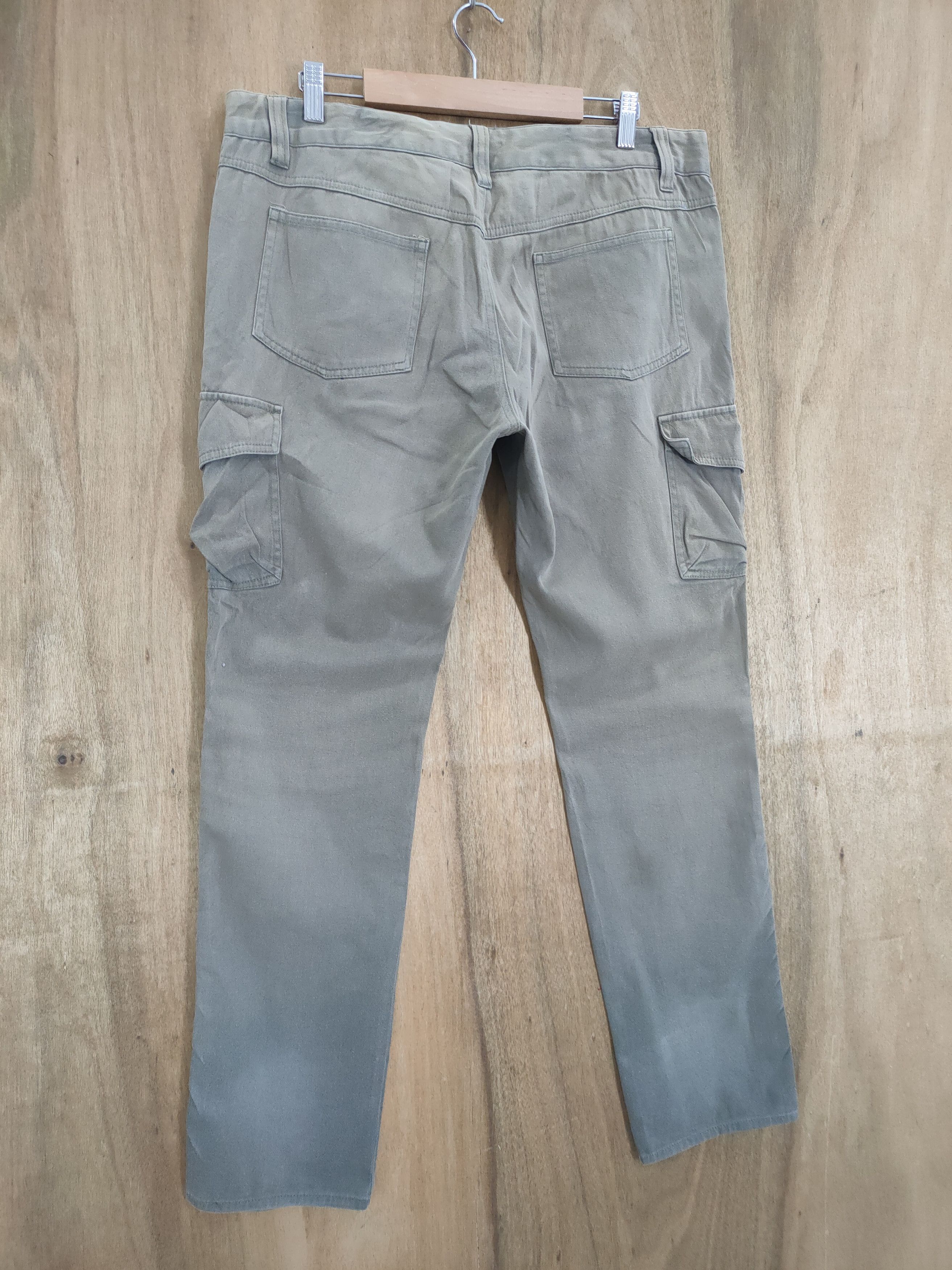 Japanese Brand VINTAGE JAPANESE PLG FADED CARGO PANTS Size US 34 / EU 50 - 6 Thumbnail
