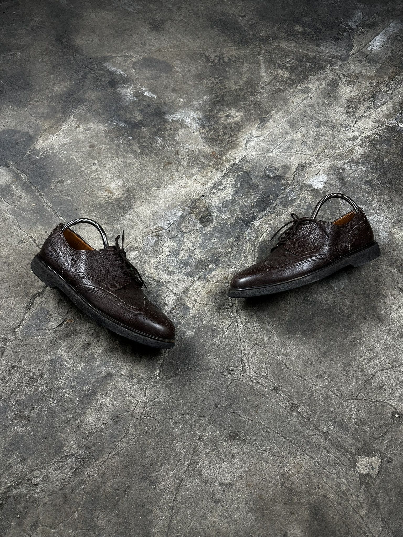 Bally Leather Oxford Shoes Luxury Loafers in Brown, Men's (Size 9.5)