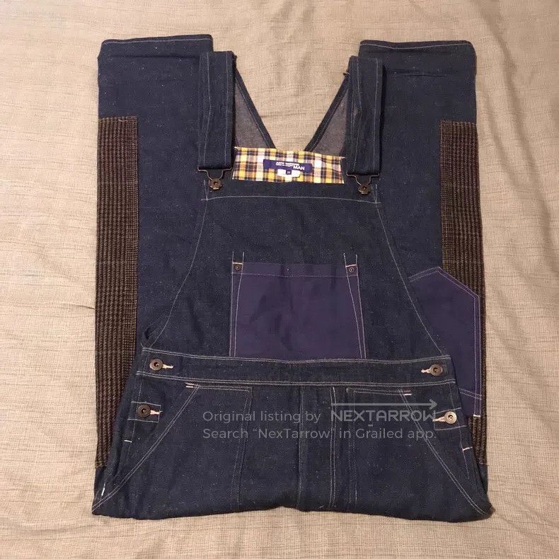 Junya Watanabe Junya Watanabe size XS Mixed denim overalls Size 23" - 1 Thumbnail