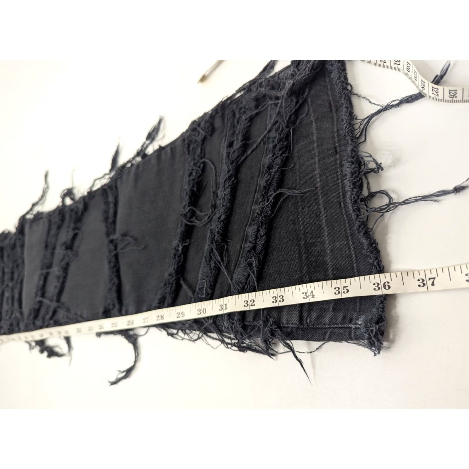 Vintage R3bêl Men's Distressed Skinny Jeans Black 30 Denim 5-Pocket Zipper Button Stacked Fit Streetwear Slim Vintage No Size US 30 / EU 46 - 7 Thumbnail