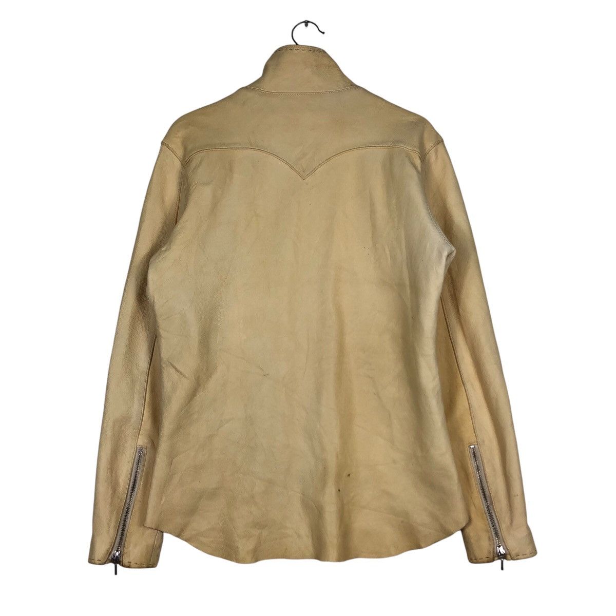 Japanese Brand 📌Vintage Leather Jacket Biker Number One Issey Miyake Size US M / EU 48-50 / 2 - 9 Thumbnail