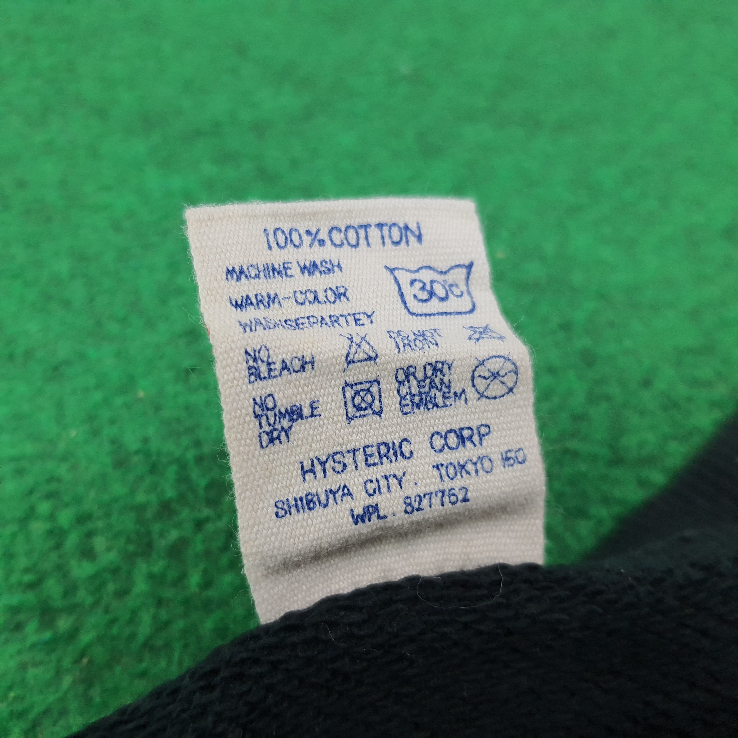 Hysteric Glamour Vintage Hysteric Mini Japan Streetwear Sweatshirt C259N11 Size US XXS / EU 40 - 4 Thumbnail