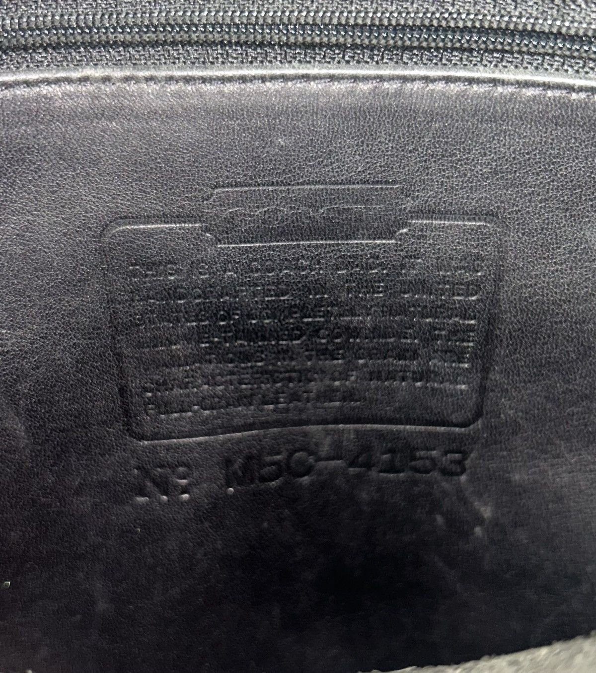 Coach Vintage Coach Navy Blue Leather Bucket Shoulder Bag Size ONE SIZE - 7 Thumbnail
