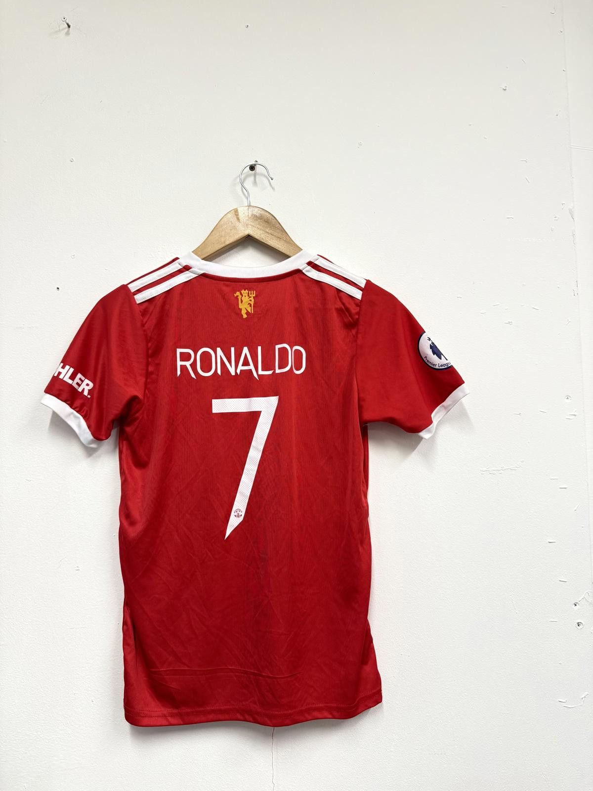 Adidas Manchester United Red Soccer Jersey 176 Size Size ONE SIZE - 4 Thumbnail