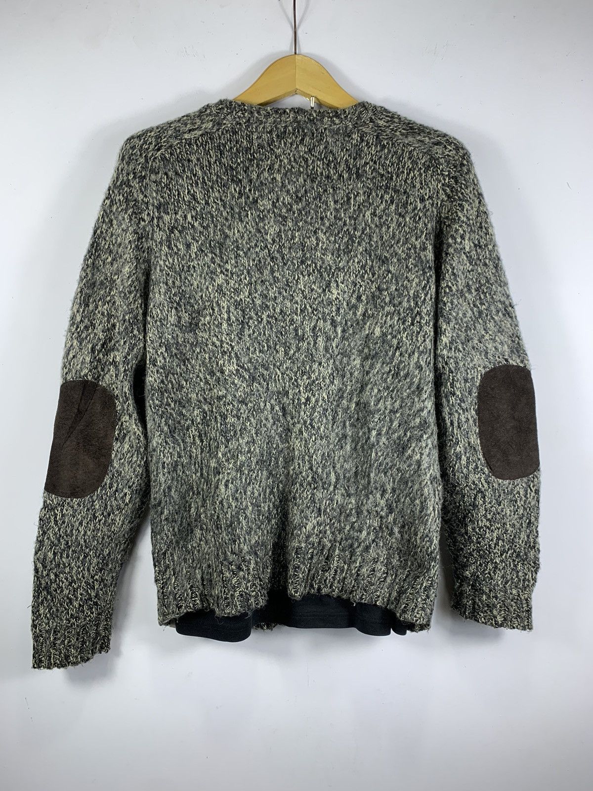 Issey Miyake × Japanese Brand Japanese Inherit Wool cardigan Kurt Cobain Grunge style Size US M / EU 48-50 / 2 - 4 Thumbnail