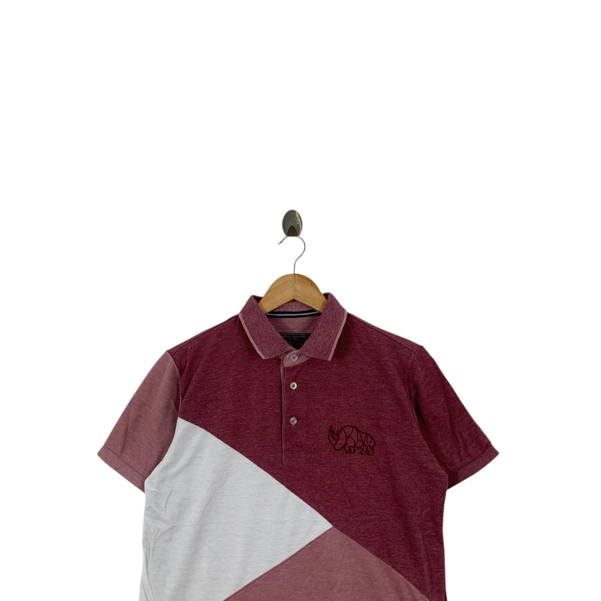 Kansai Yamamoto KANSAI YAMAMOTO HOMME 50th Anniversary Patchwork Polo Tee Size US M / EU 48-50 / 2 - 2 Thumbnail