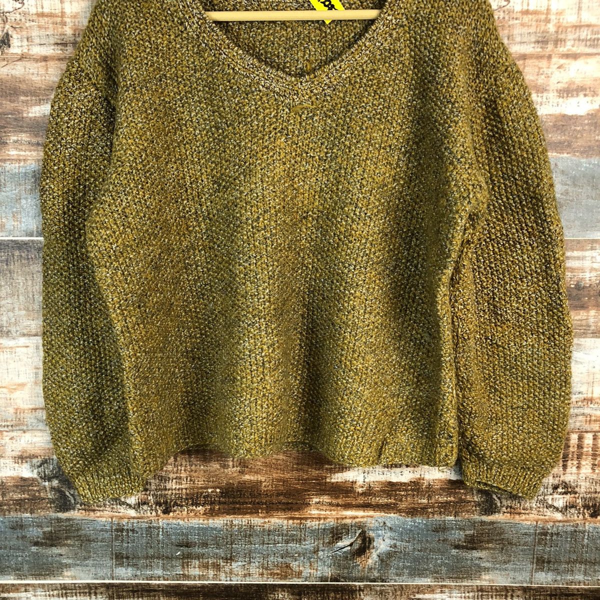 Homespun Knitwear × Japanese Brand Japanese Brand Dark Brown Hand Knit #A2287 Size M / US 6-8 / IT 42-44 - 6 Thumbnail