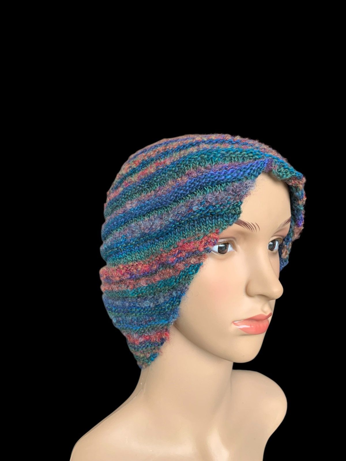 Japanese Brand × Kapital × Vintage Hand Knitted Beanie Hat By Japanese Style 🇯🇵 Size ONE SIZE - 4 Thumbnail