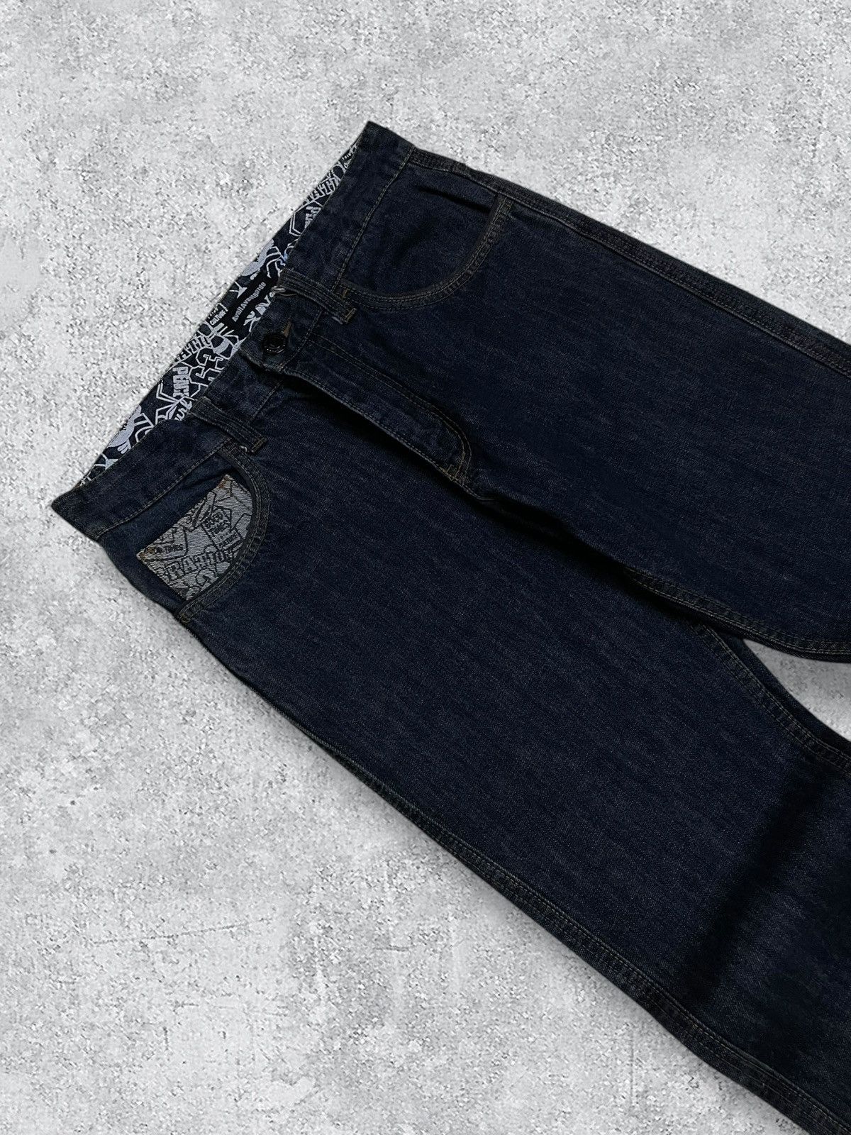 Japanese Brand Vintage 90’s Japan Deaigner Avail Avantgarde Daicock Denim Size US 32 / EU 48 - 8 Thumbnail