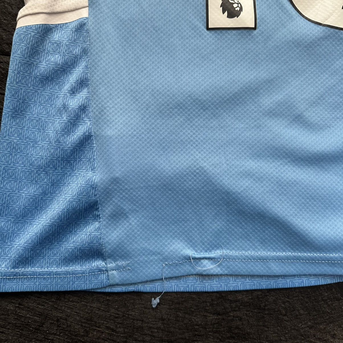 Puma Manchester City 21-22 third UCL Grealish football jersey Size US M / EU 48-50 / 2 - 8 Thumbnail