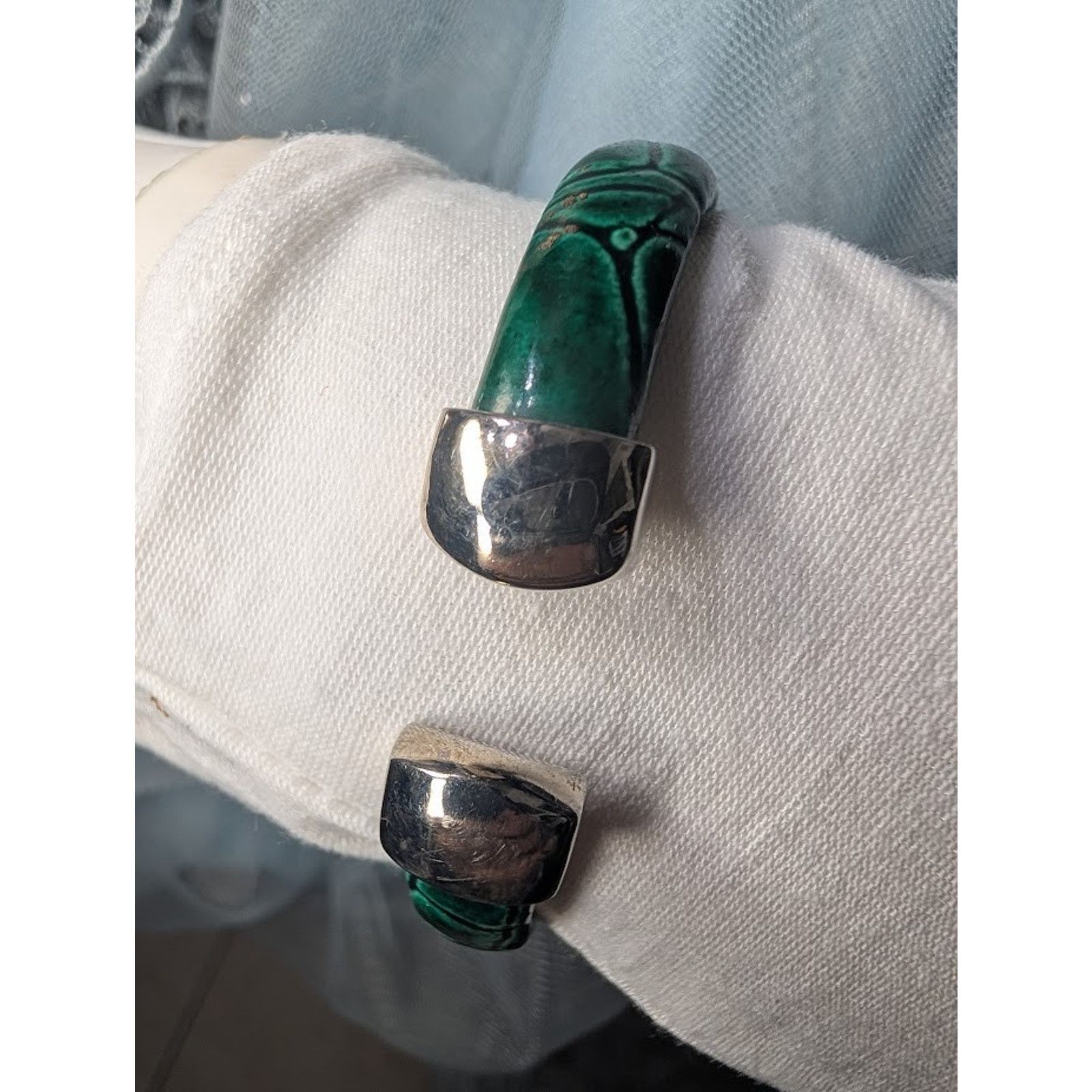 & Other Stories Ladies Watch Green Vinyl Bangel Quartz Japanese-Keeps Time Size ONE SIZE - 5 Thumbnail