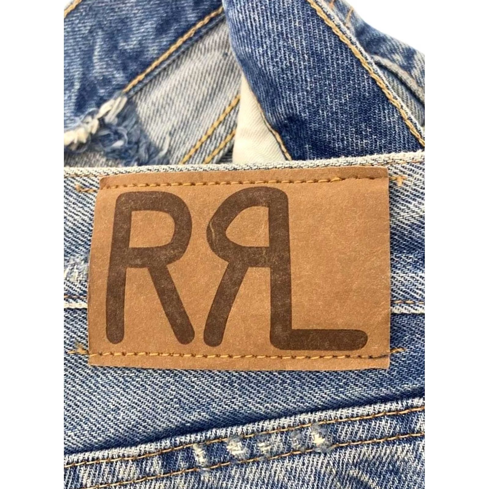 Ralph Lauren RRL Ralph Lauren Jeans Size 29×30 Indigo Cotton Distressed Men's good condition Size US 29 - 4 Thumbnail