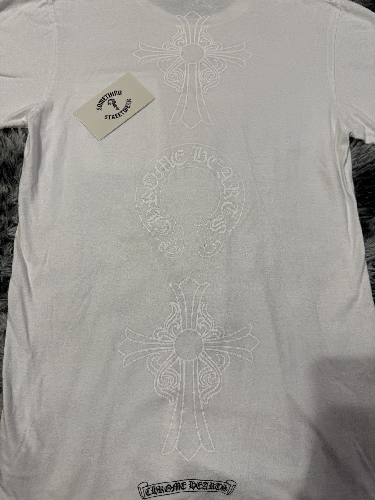 Chrome Hearts Chrome Hearts White Cross Tee Size US S / EU 44-46 / 1 - 2 Thumbnail