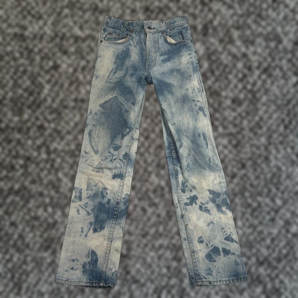 Levi's VINTAGE Levi's 540 Jeans 27x28 Straight Leg Blue 90s Mens Size US 27 - 1 Thumbnail