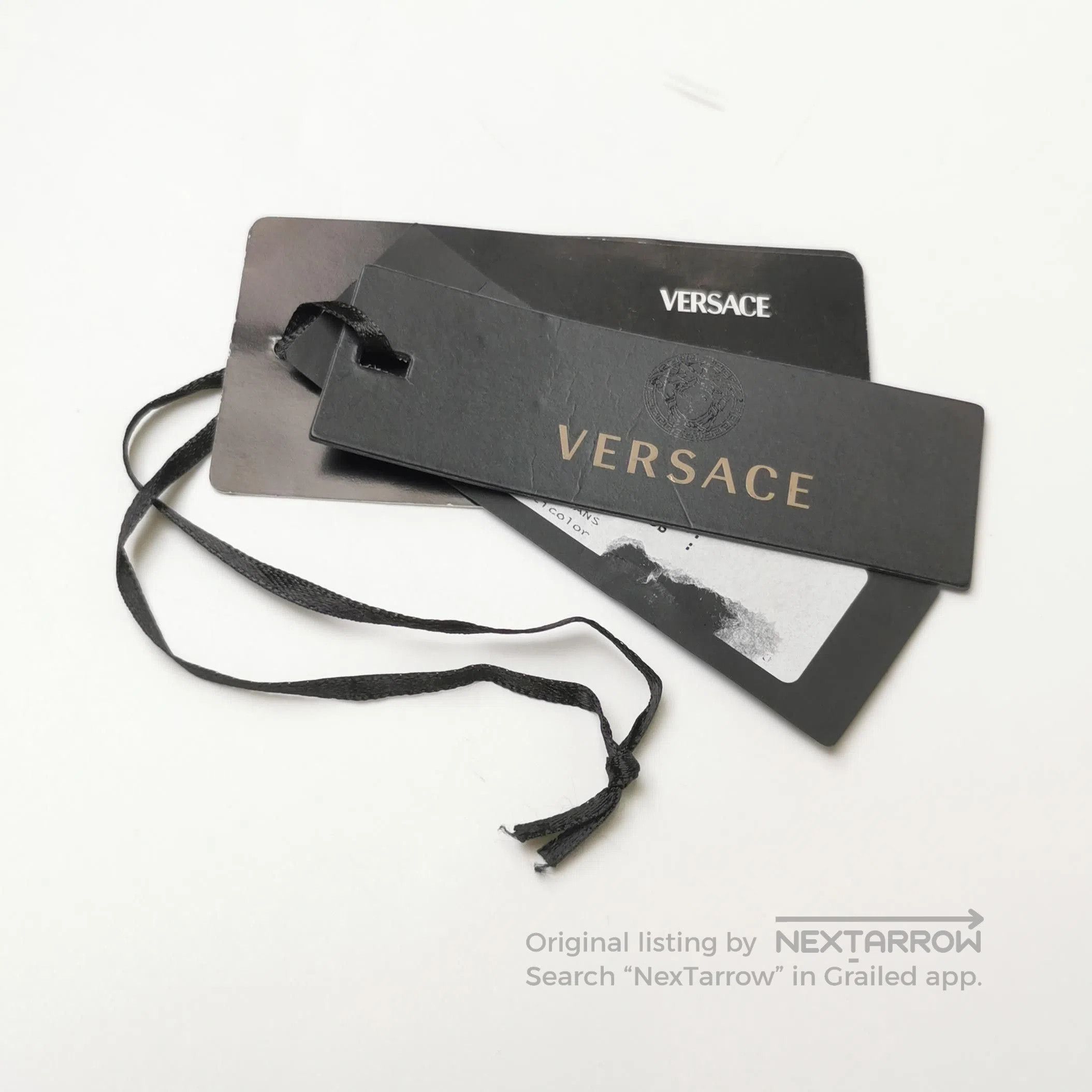 Versace Versace Cotton Logo Crewneck T-Shirt M. Size US 44 / EU 60 - 4 Thumbnail