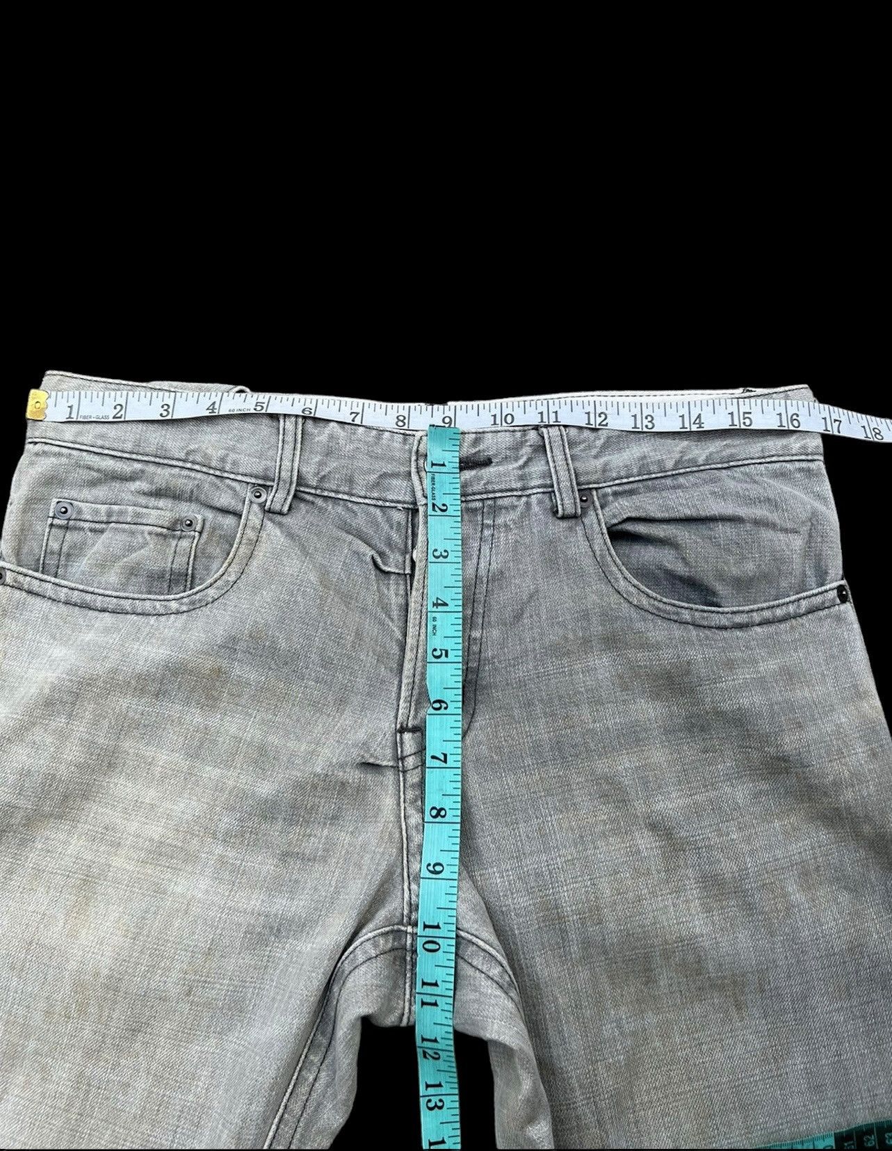 Vintage A.A.R Against All Risks Ageing Mud Stains Denim Jeans Size US 32 / EU 48 - 3 Thumbnail