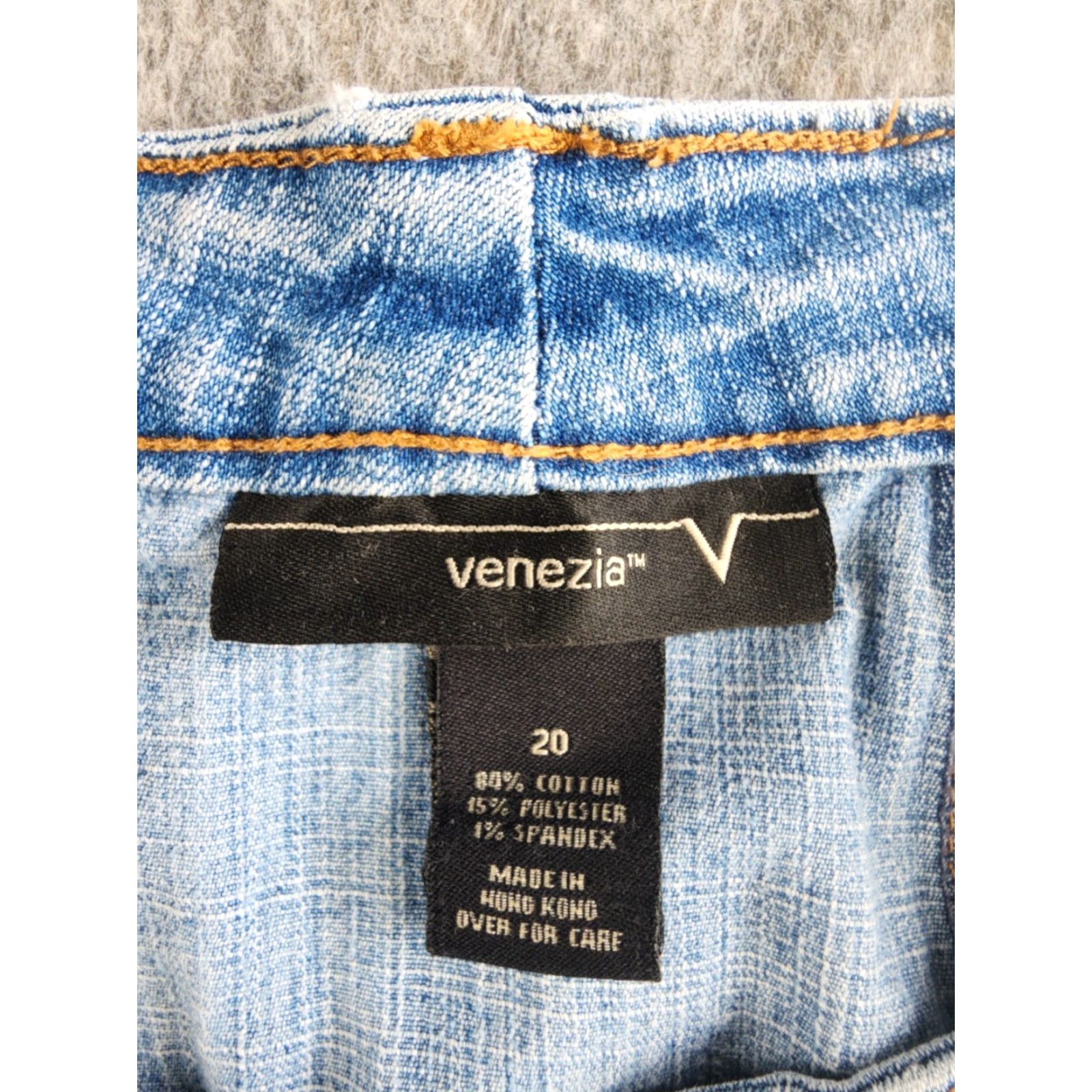 Denime VINTAGE Forenza Skirt Denim Women 20 Long Maxi 90s Pockets Slit Blue Cotton Shirt none Size 42" / US 20 - 5 Thumbnail